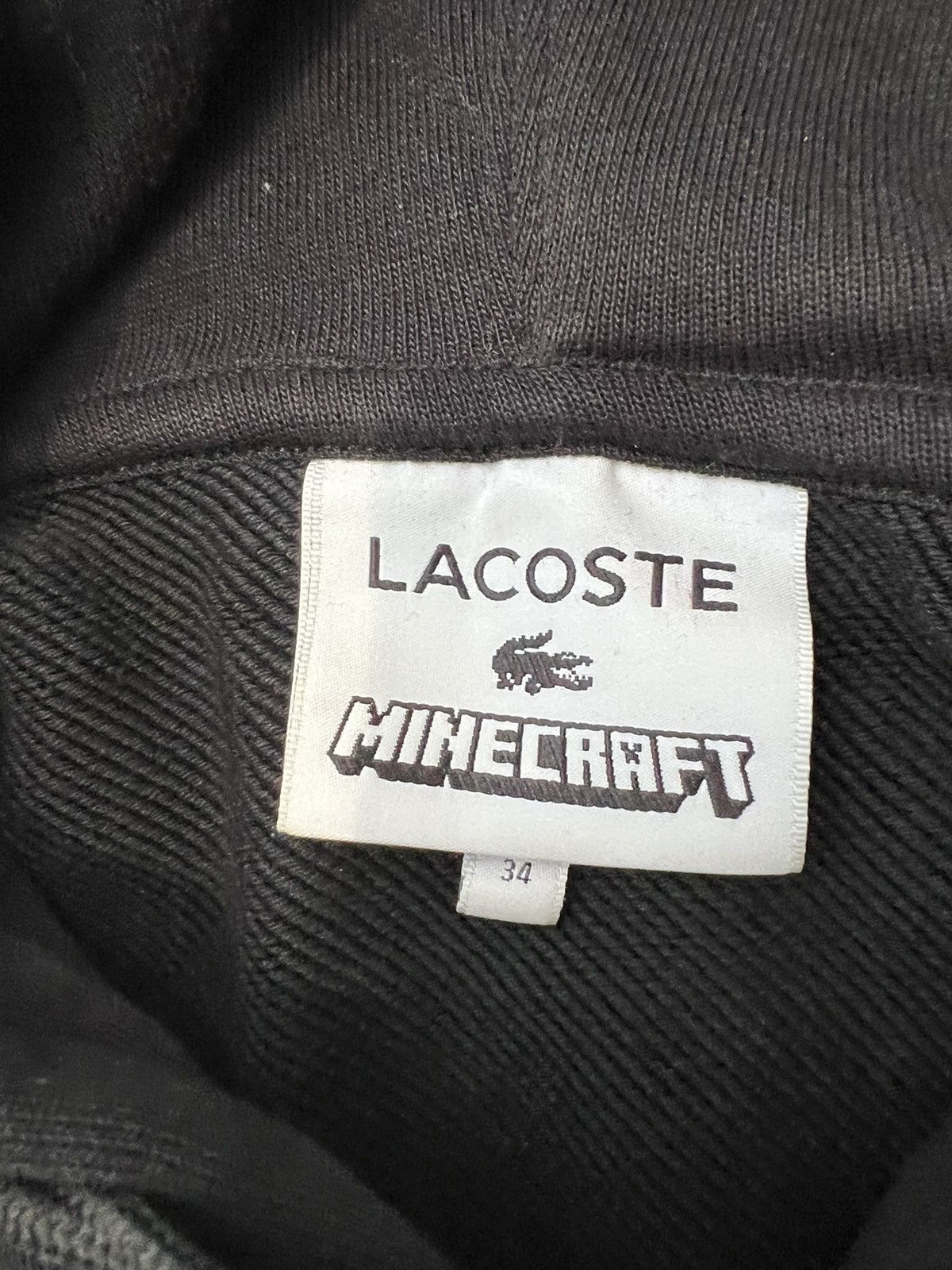 Lacoste WOMEN'S LACOSTE LIVE X MINECRAFT ORGANIC FLEECE HOODIE DRESS Size M / US 6-8 / IT 42-44 - 4 Thumbnail