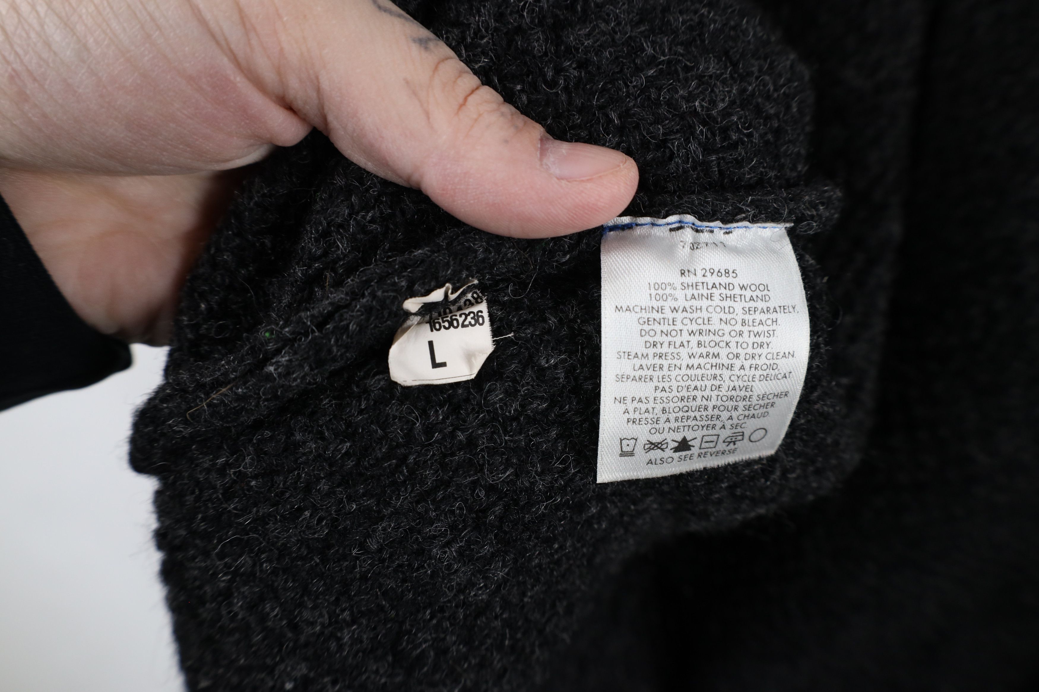 Pendleton × Vintage Vintage Pendleton Shetland Knit Full Zip Cardigan Sweater Size US L / EU 52-54 / 3 - 9 Thumbnail