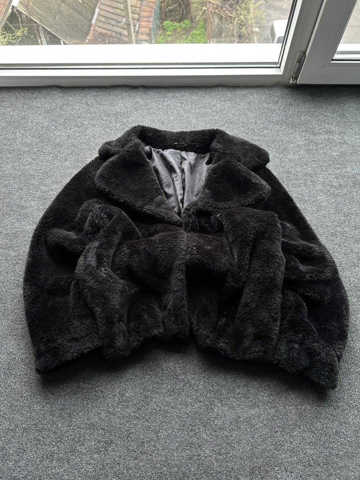 Other WMN LUXURY 🚨 FAUX FUR BLACK JACKEY Y2K OPIUM LONG SLEEVE Size M / US 6-8 / IT 42-44 - 3 Thumbnail
