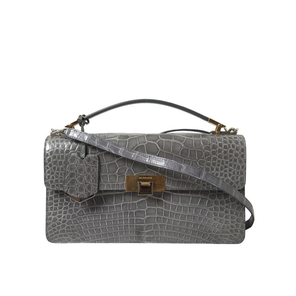 Balenciaga Balenciaga Alligator Leather Medium Shoulder Bag Size ONE SIZE - 1 Thumbnail