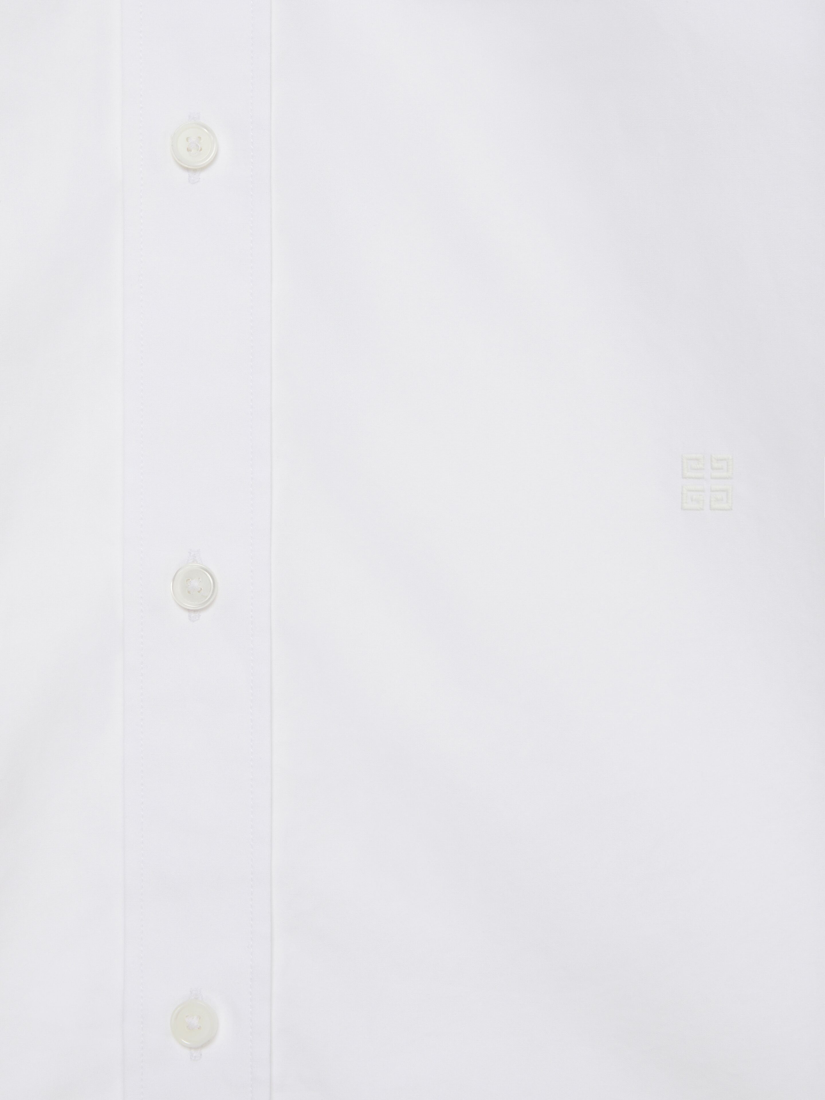 Givenchy o1w1db10925 Long Sleeve Shirt Without Pocket in White Size US XL / EU 56 / 4 - 5 Thumbnail