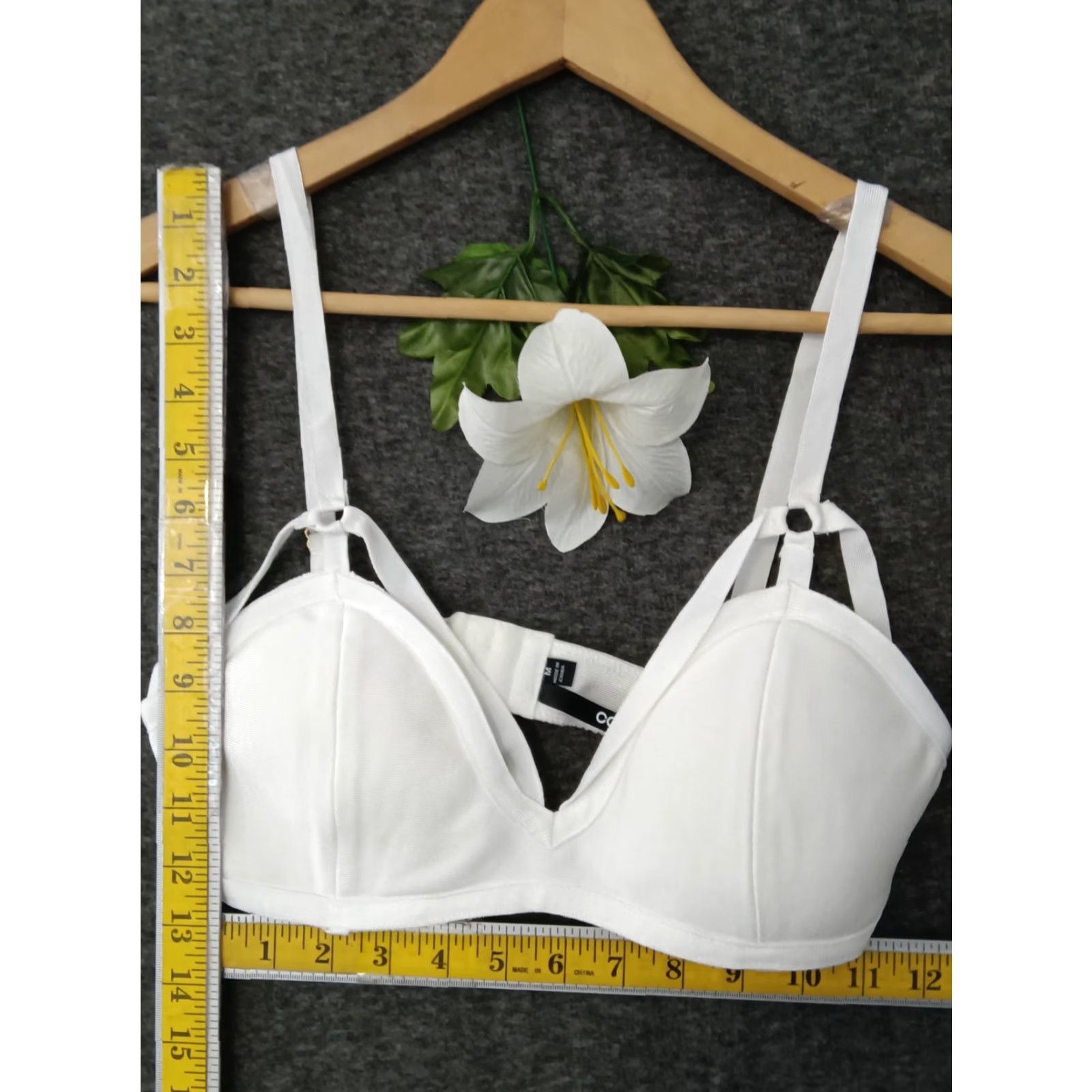 Vintage Codigo Sexy Strappy White Women's Bra M Size Size ONE SIZE - 4 Thumbnail
