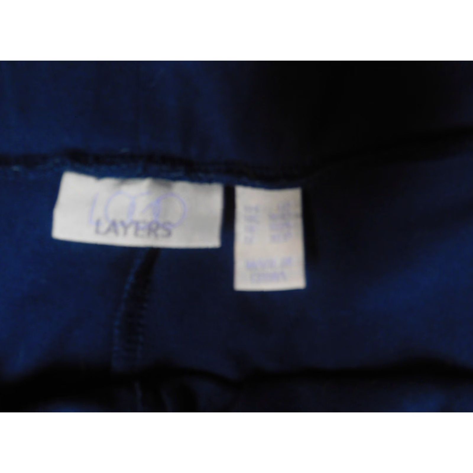 Vintage LOGO by Lori Goldstein Legging Leggings Petites Womens blue stretch 34 in PL Blue Ankle Inseam 26 in Stretch Logo Womens Size 24" / US 00 / IT 34 - 6 Thumbnail