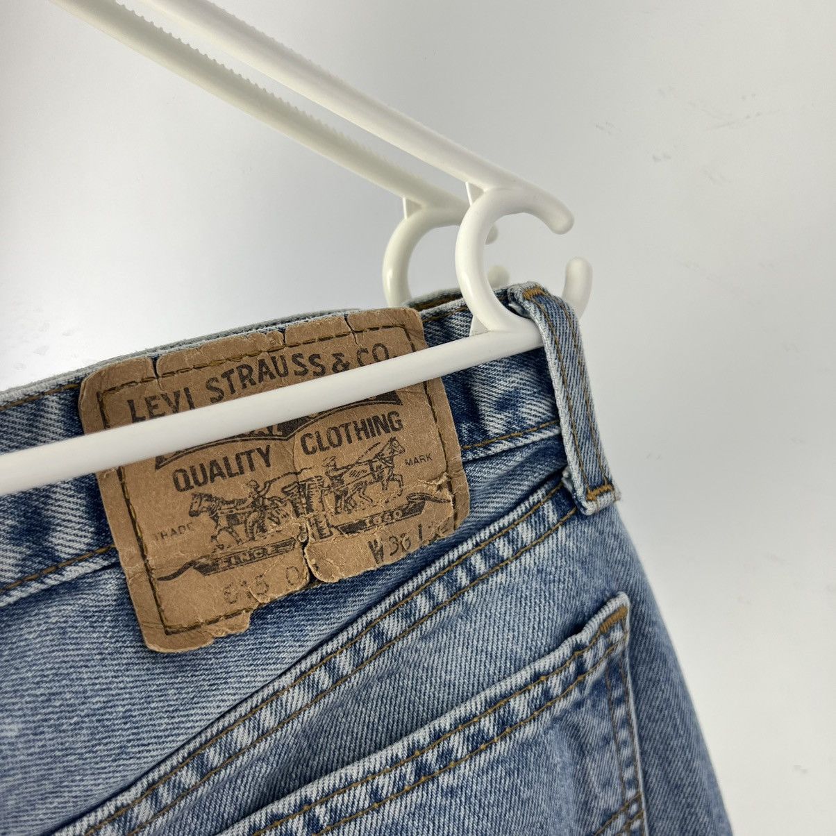 Levi's Vintage Y2K Levi’s 615 Orange Tab Baggy Denim Jeans Size US 33 - 4 Thumbnail