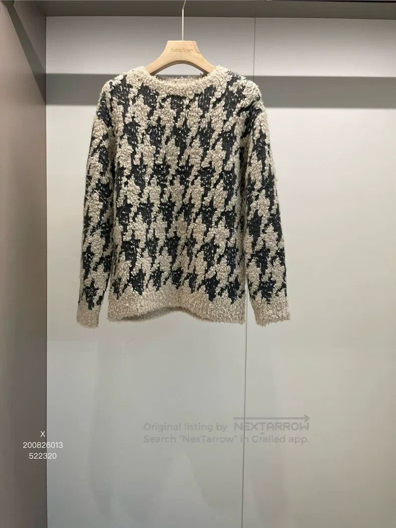 Brunello Cucinelli Brunello Cucinelli Gray Beige Cloud Cashmere Sweater Size S / US 4 / IT 40 - 1 Thumbnail