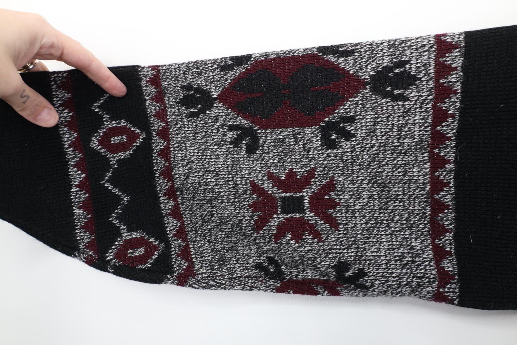Vintage Vintage 90s Streetwear Southwestern Geometric Knit Sweater Size US L / EU 52-54 / 3 - 5 Thumbnail