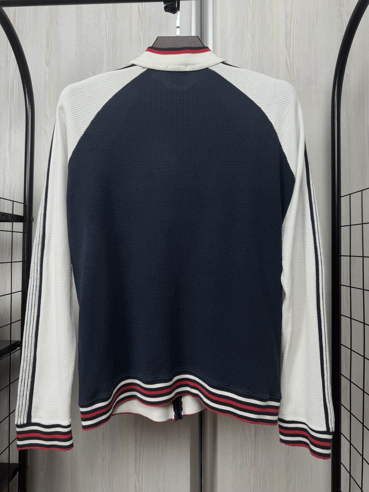 Versace Versace Sport vintage distressed faded full zip sweater Size US XL / EU 56 / 4 - 8 Thumbnail