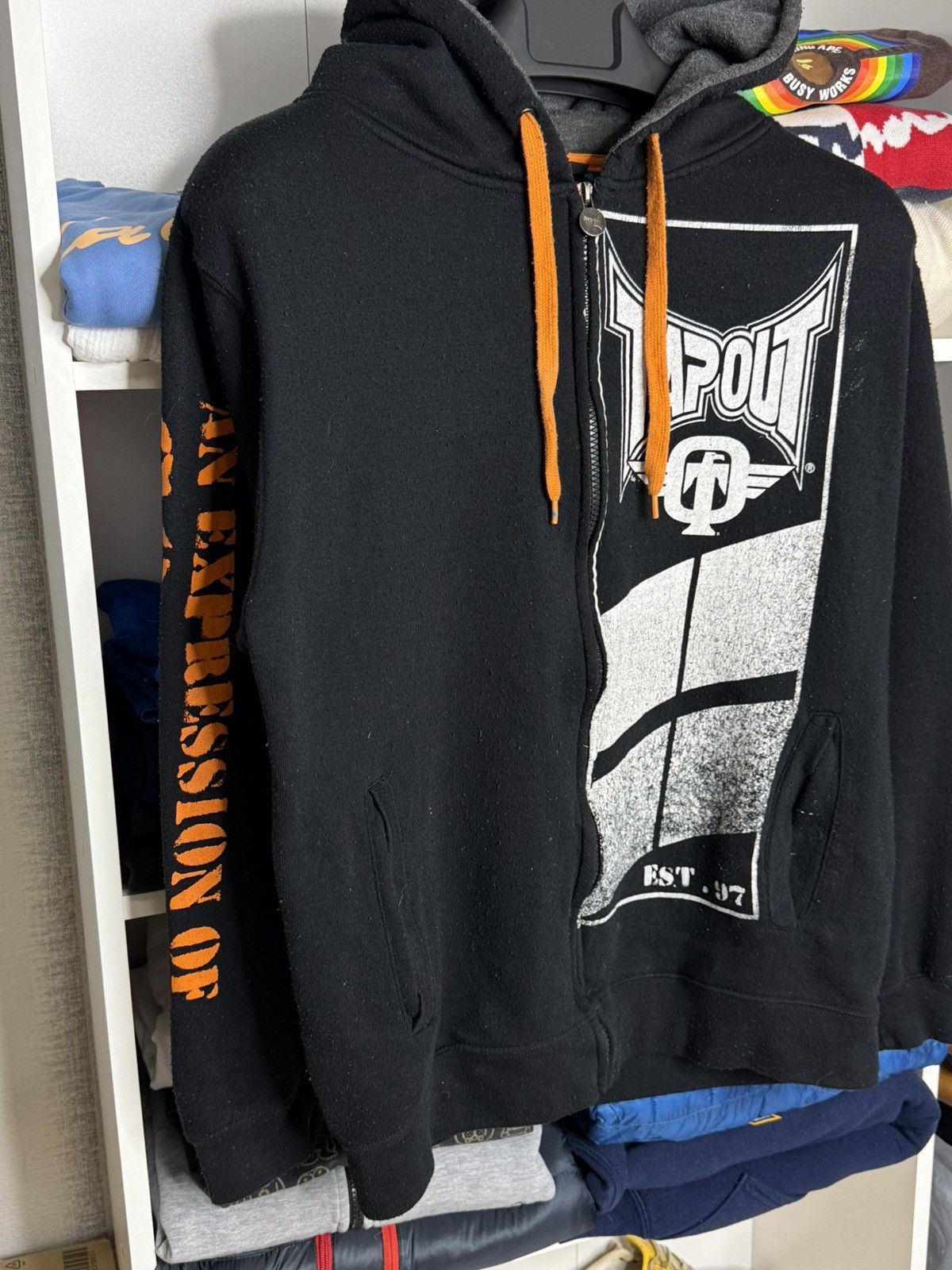 Tapout Vintage Tapout Combat Y2K Zip hoodie size L Size US L / EU 52-54 / 3 - 2 Thumbnail