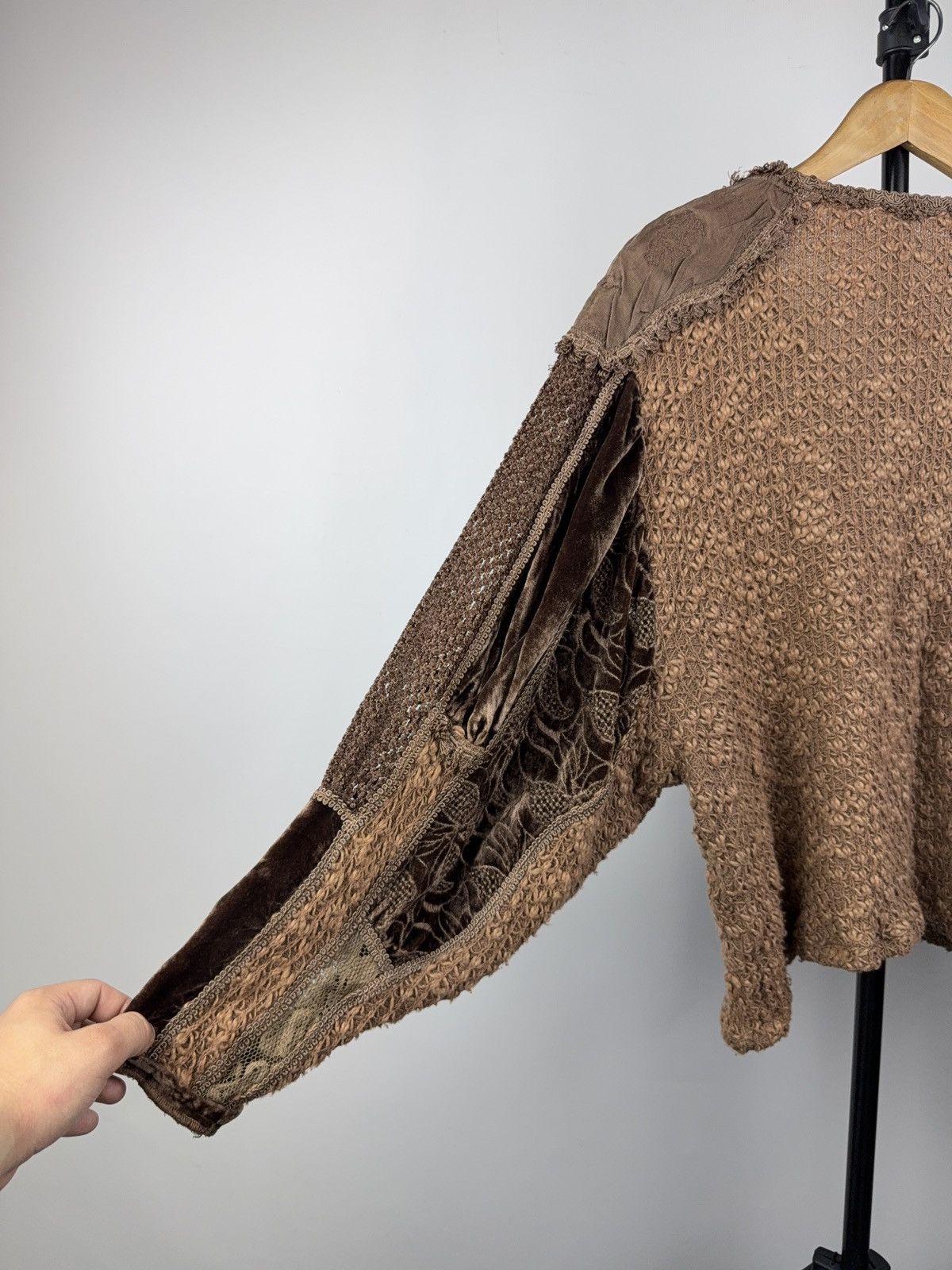 Japanese Brand Designer Avant Garde Retro Barroco Fluffy knitted sweater Size M / US 6-8 / IT 42-44 - 12 Thumbnail