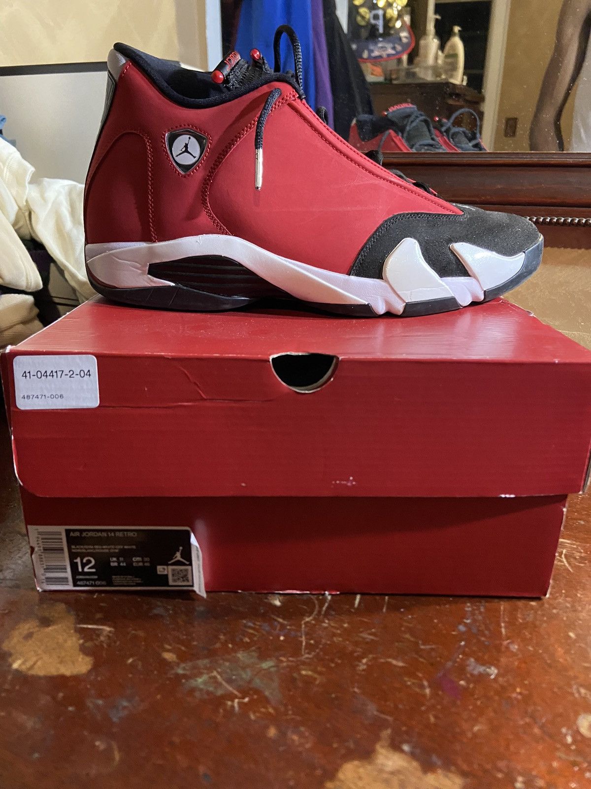 jordan 14 retro gym red toro