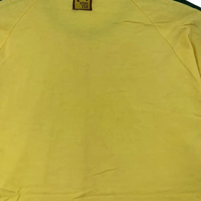 Hang Ten Vintage 80’ HANG TEN HAWAII Surf Honolulu Yellow Tee Shirt Size US M / EU 48-50 / 2 - 10 Thumbnail