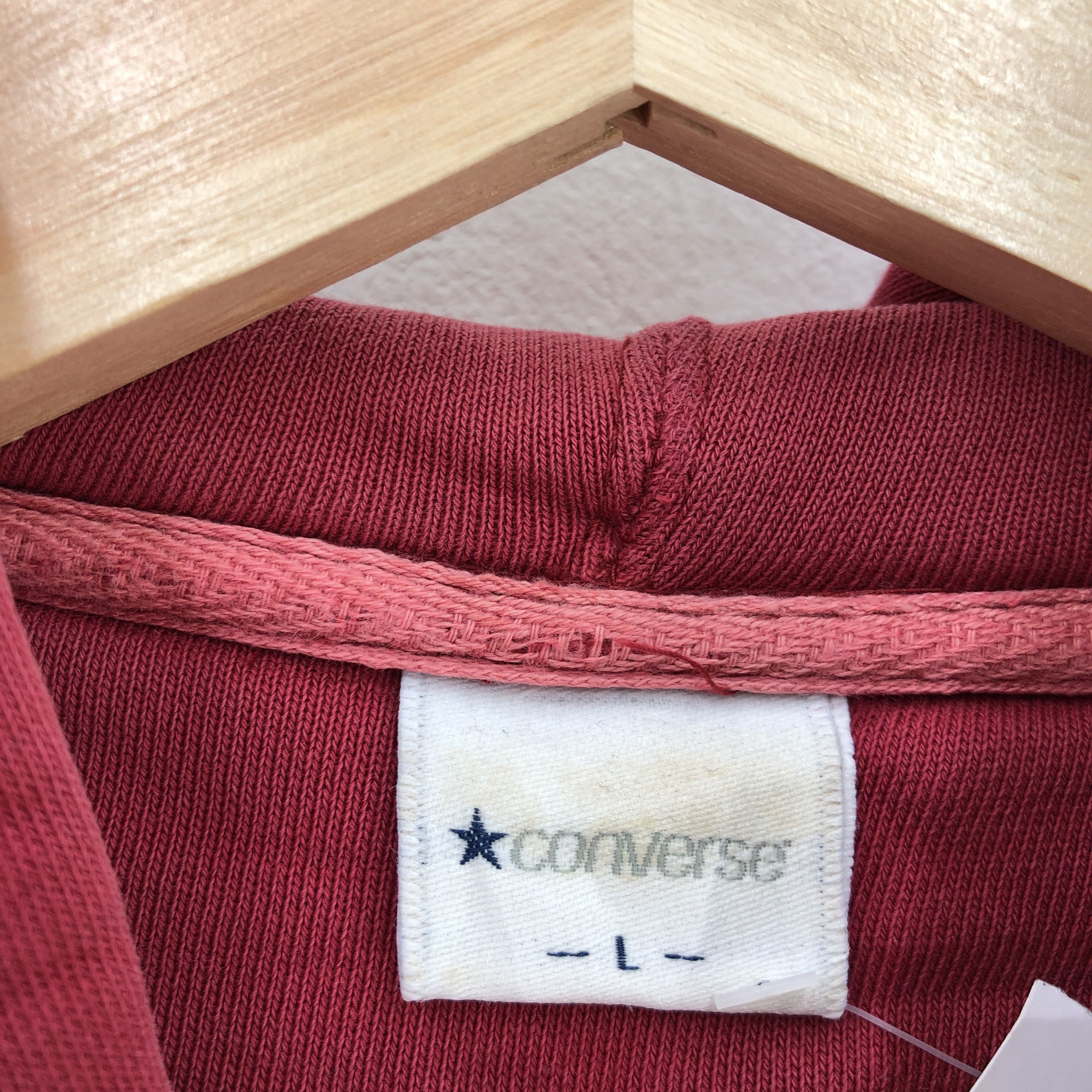 Converse Vintage 90s Converse Sweater Chuck Taylor Hoodie Sweatshirt Size US M / EU 48-50 / 2 - 8 Thumbnail