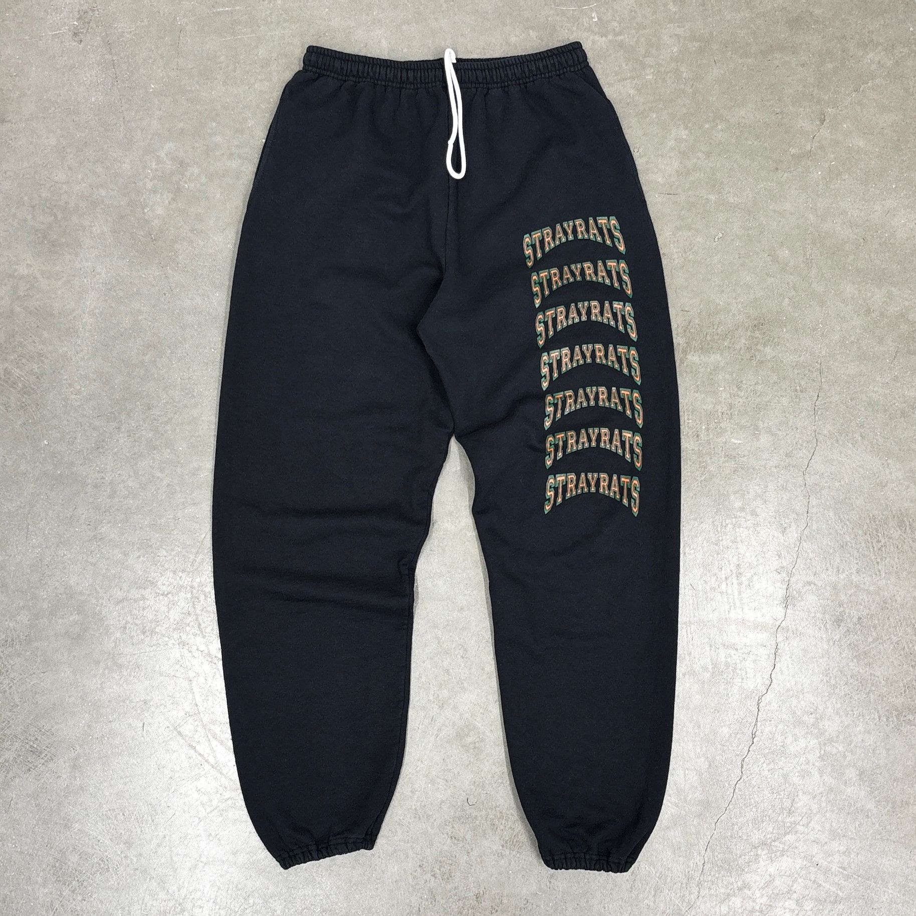 Stray Rats Stray Rats College Logo Miami Hurricanes Sweatpants Size US 34 / EU 50 - 1 Thumbnail