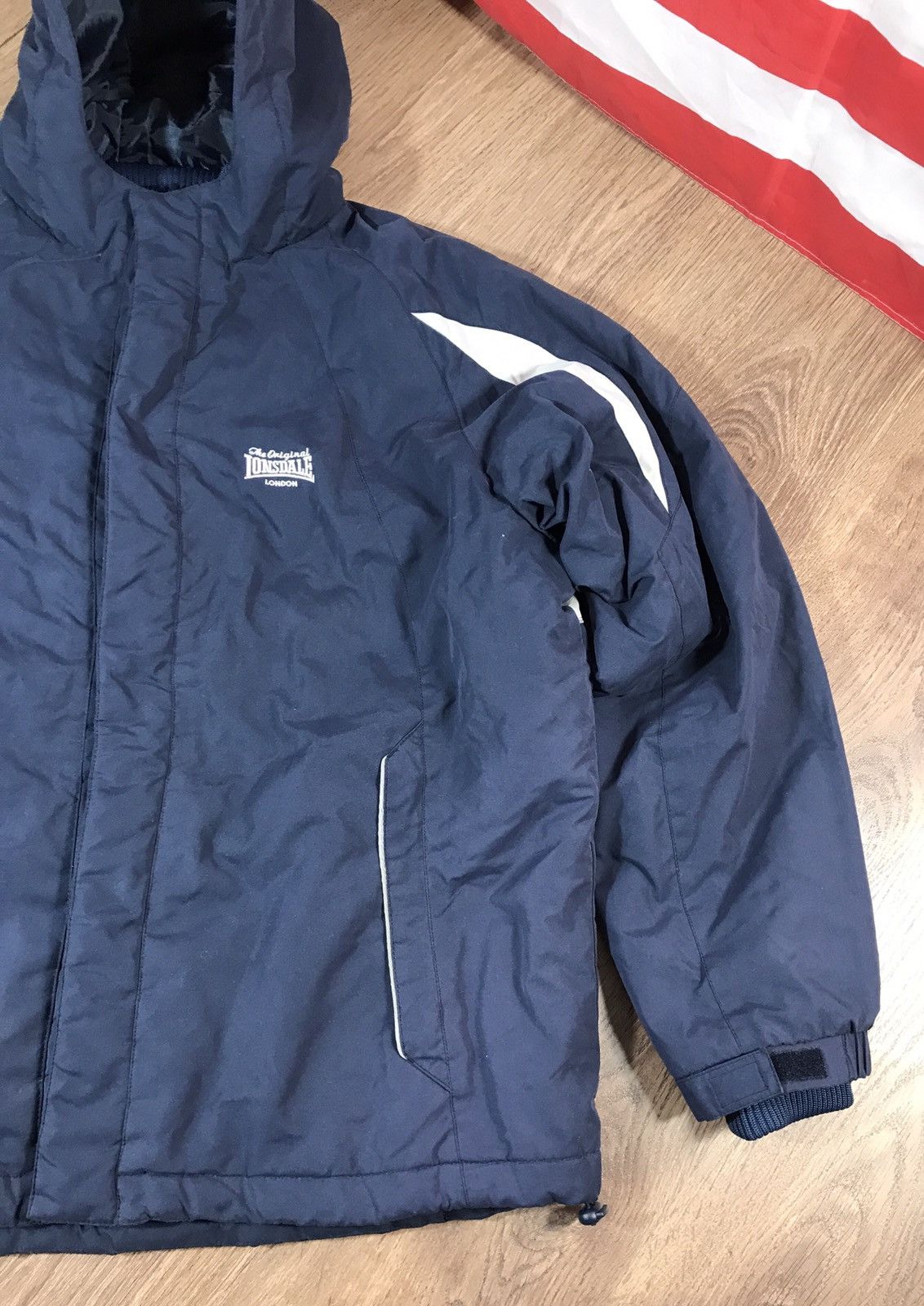 Lonsdale × Vintage Vintage LONSDALE Jacket Big Logo Size US XXL / EU 58 / 5 - 4 Thumbnail