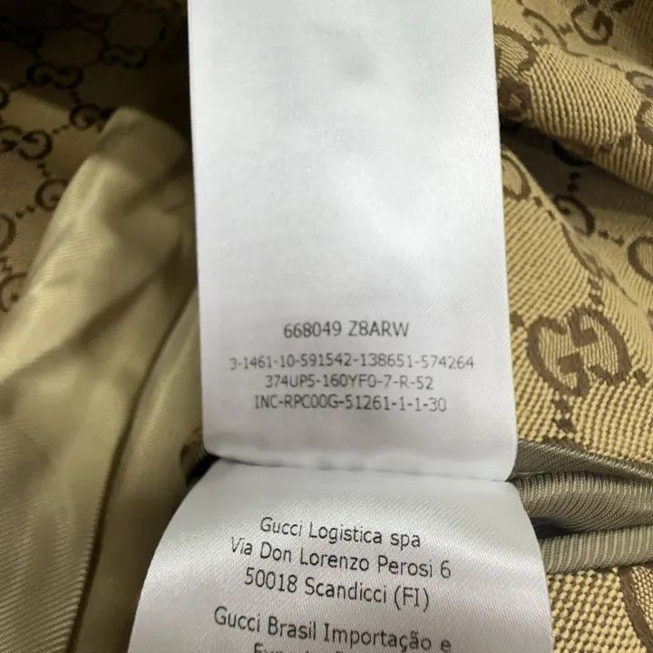 Gucci Gucci Gucci Logo Print Canvas Suit Jacket for Men -2506 Size US L / EU 52-54 / 3 - 4 Thumbnail