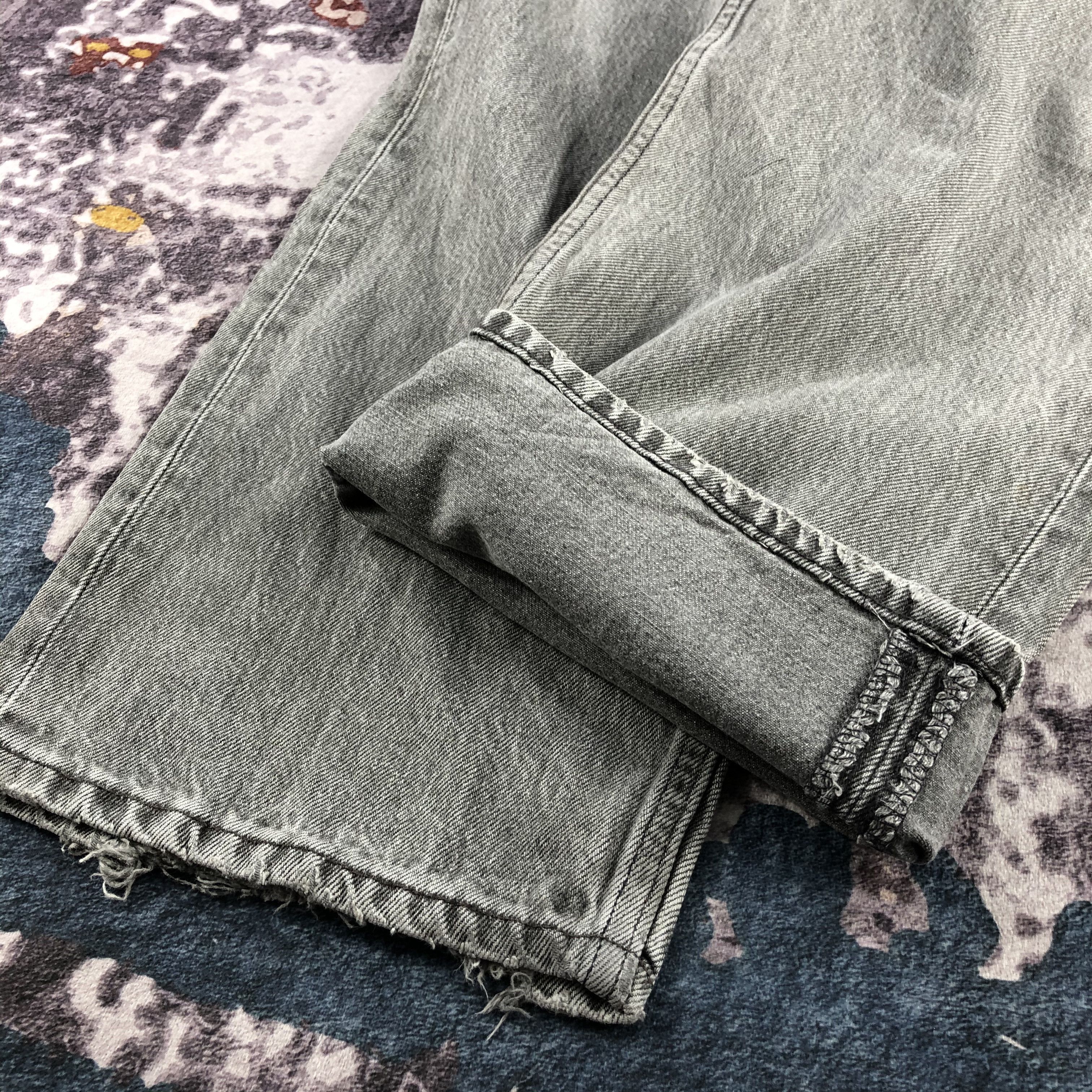 Levi's × Vintage 90s Vintage Faded Black Levis 501 Jeans-JM2390 Size US 40 / EU 56 - 10 Thumbnail