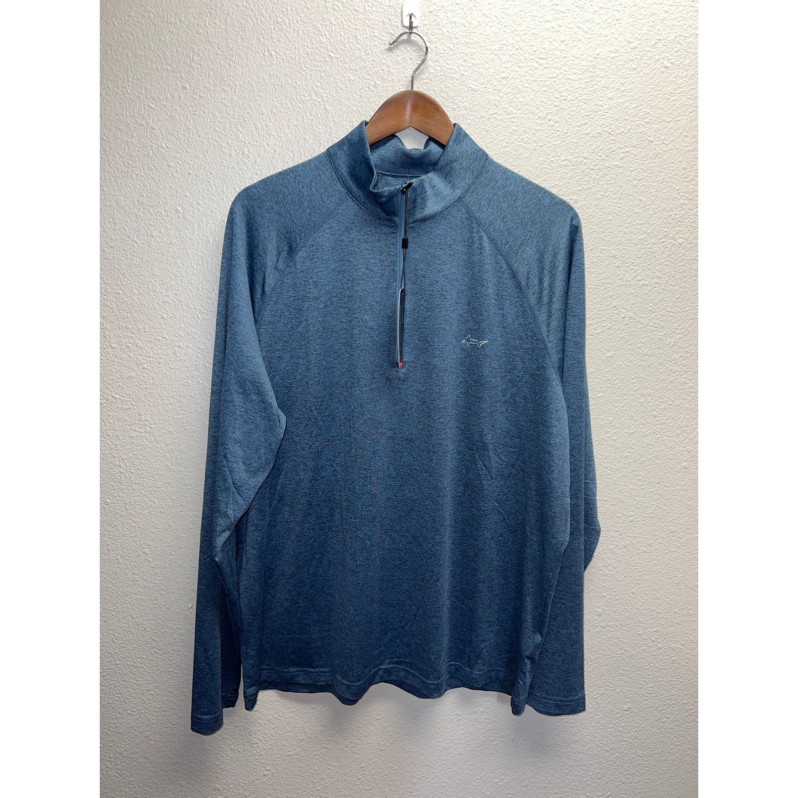 Greg Norman Greg Norman Jacket Performance Fabric 1/4 Zip Blue NWT L Size US L / EU 52-54 / 3 - 1 Thumbnail