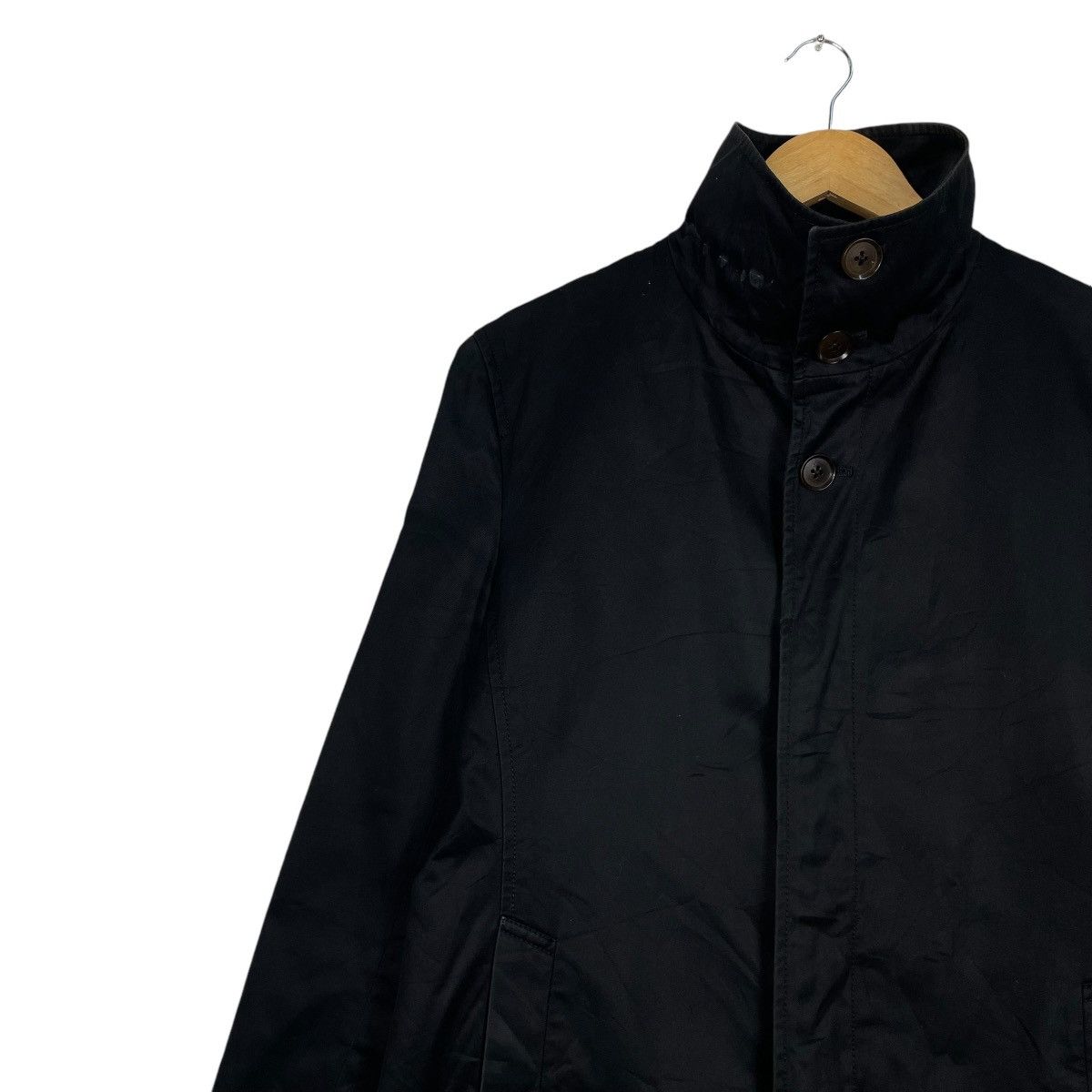 Japanese Brand × Y's for Men × Yohji Yamamoto 💥INED HOMME SMART BLACK BUTTON JACKET Size US M / EU 48-50 / 2 - 6 Thumbnail