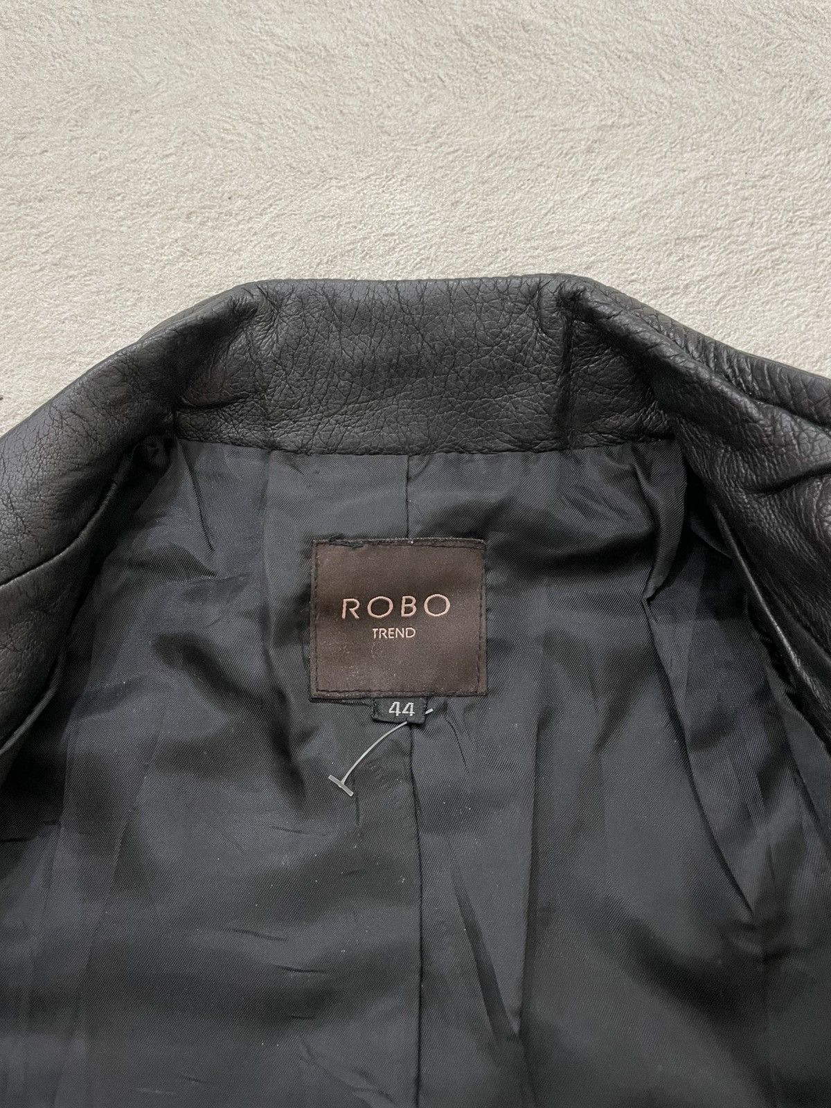 If Six Was Nine 2000s Japan Leather Boxy Jacket Ribbed Moto ifsix LGB Italy Size US XS / EU 42 / 0 - 7 Thumbnail