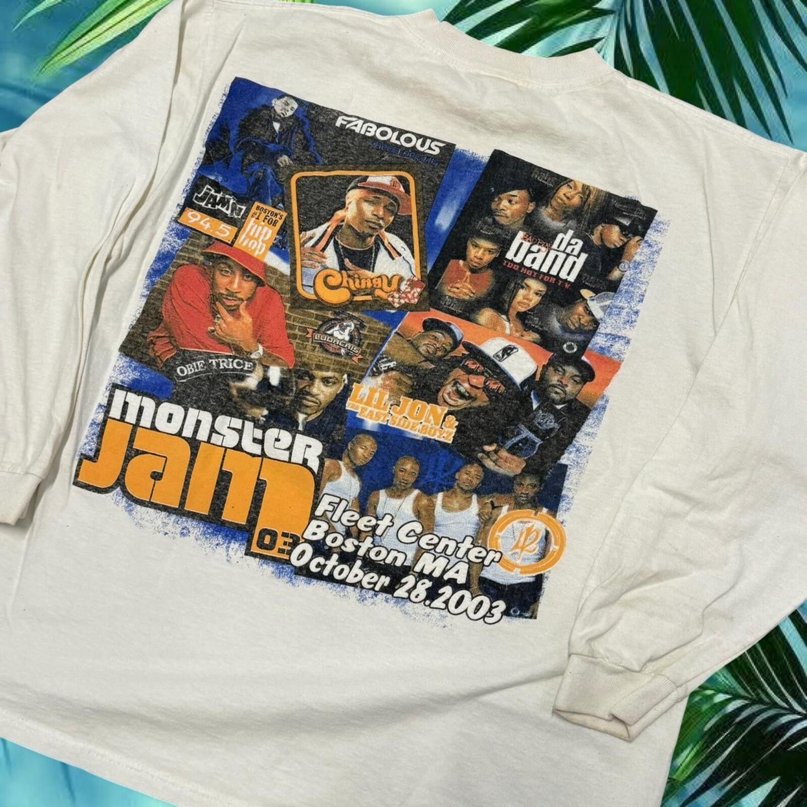Other 2003 Monster Jam 50 Cent, Lil Jon, Ludacris rap tee Grail Size US M / EU 48-50 / 2 - 4 Thumbnail