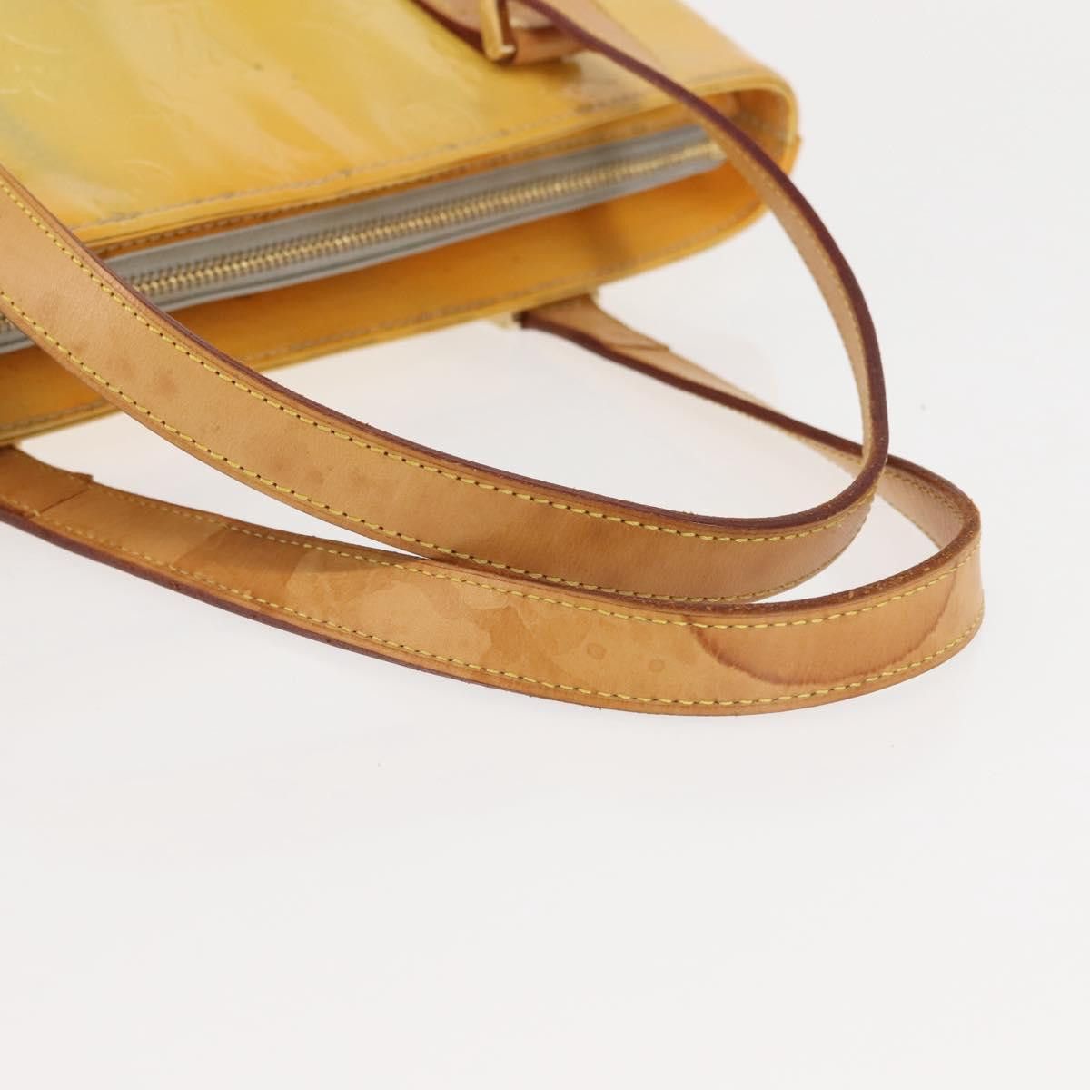 Louis Vuitton LOUIS VUITTON Monogram Vernis Houston Hand Bag Gris M91053 Size ONE SIZE - 7 Thumbnail