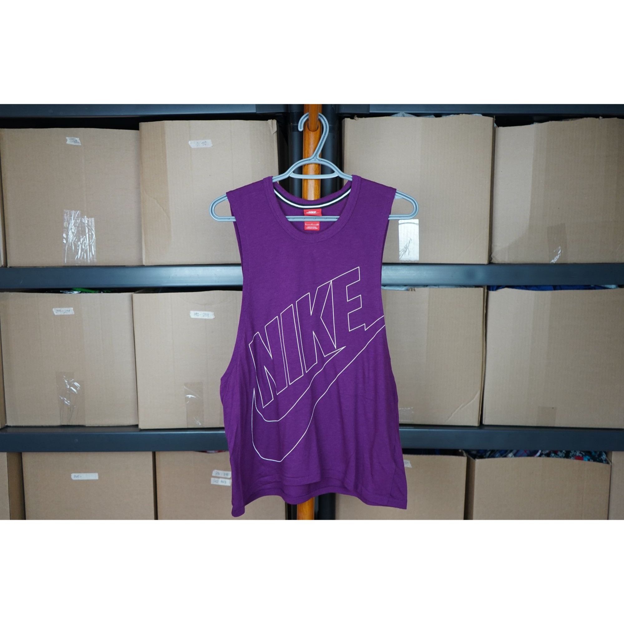 Nike Nike Sleeveless Maroon S #395 Size S / US 4 / IT 40 - 1 Thumbnail