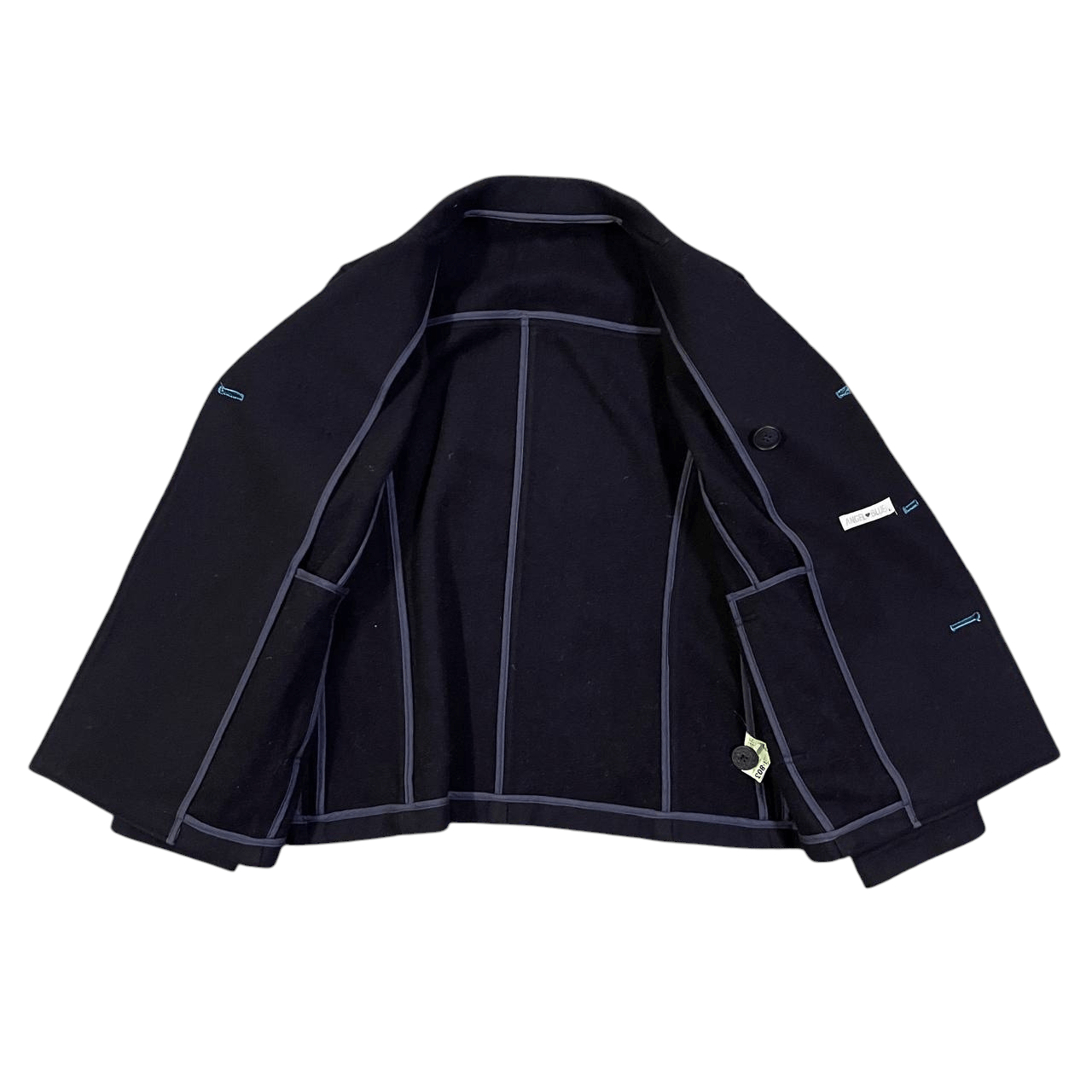 Angel Blue Vintage Angel Blue Wool Coat Size L / US 10 / IT 46 - 6 Thumbnail