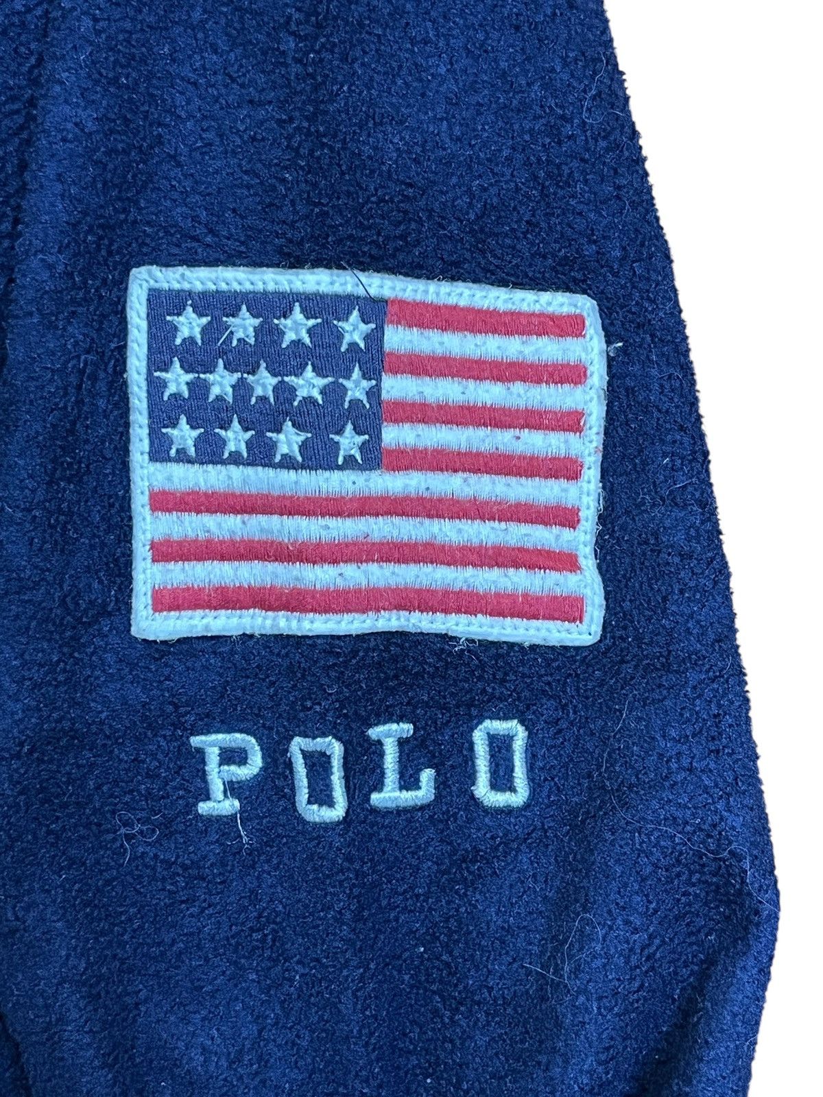 Polo Ralph Lauren Vintage 90s POLO SPORT ralph lauren usa fleece hoodies Size US XL / EU 56 / 4 - 4 Thumbnail