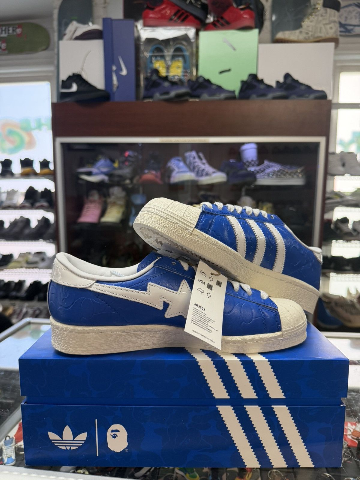 Adidas Bape X Adidas Superstar Size US 7.5 / EU 40-41 - 2 Thumbnail