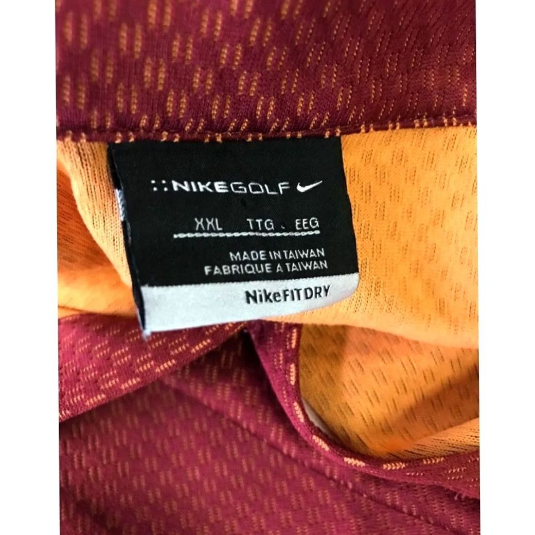 Nike Nike Golf Polo Shirt Mens 2XL Sunset Orange Fitdry Rugby Golfers Short Sleeve Collared Polyester Breathable Size US XXL / EU 58 / 5 - 4 Thumbnail