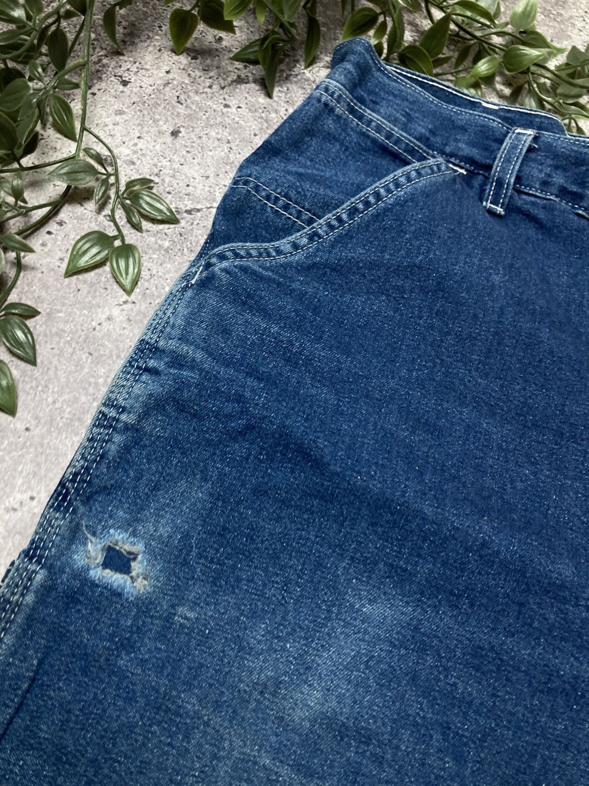 Carhartt × Vintage Vintage Carhartt Carpenter Cargo Denim Pants 2000s Size US 30 / EU 46 - 13 Thumbnail
