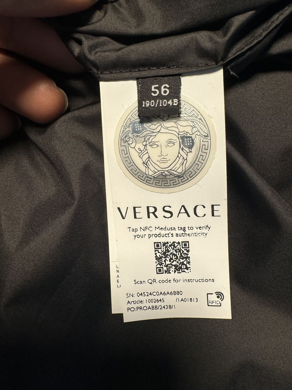 Versace Versace Colorblock Pattern Puffer Coat Size US XXL / EU 58 / 5 - 17 Thumbnail