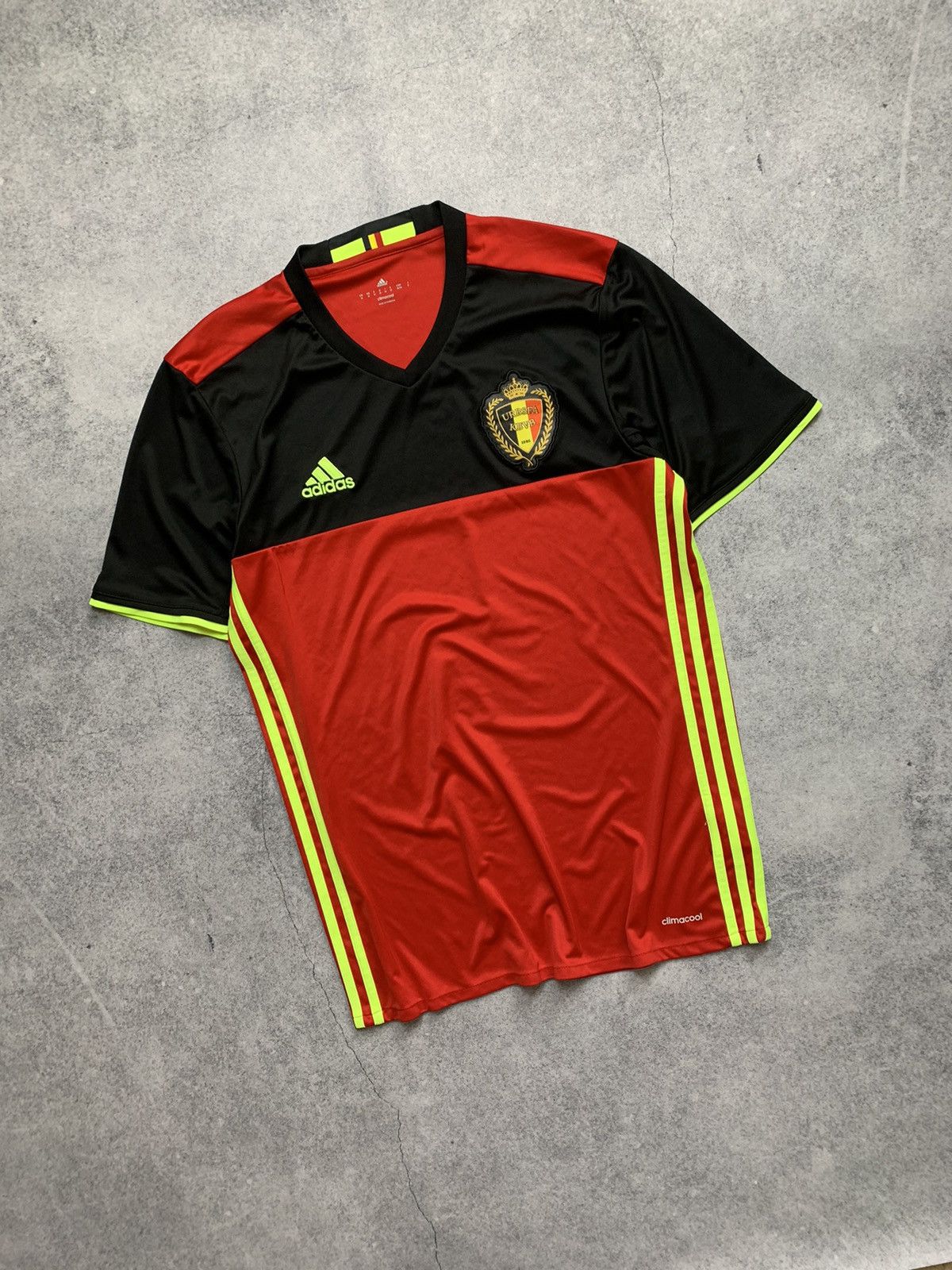 Adidas Adidas Belgium 2016-17 Home Football Soccer Y2K Jersey Size US M / EU 48-50 / 2 - 1 Thumbnail