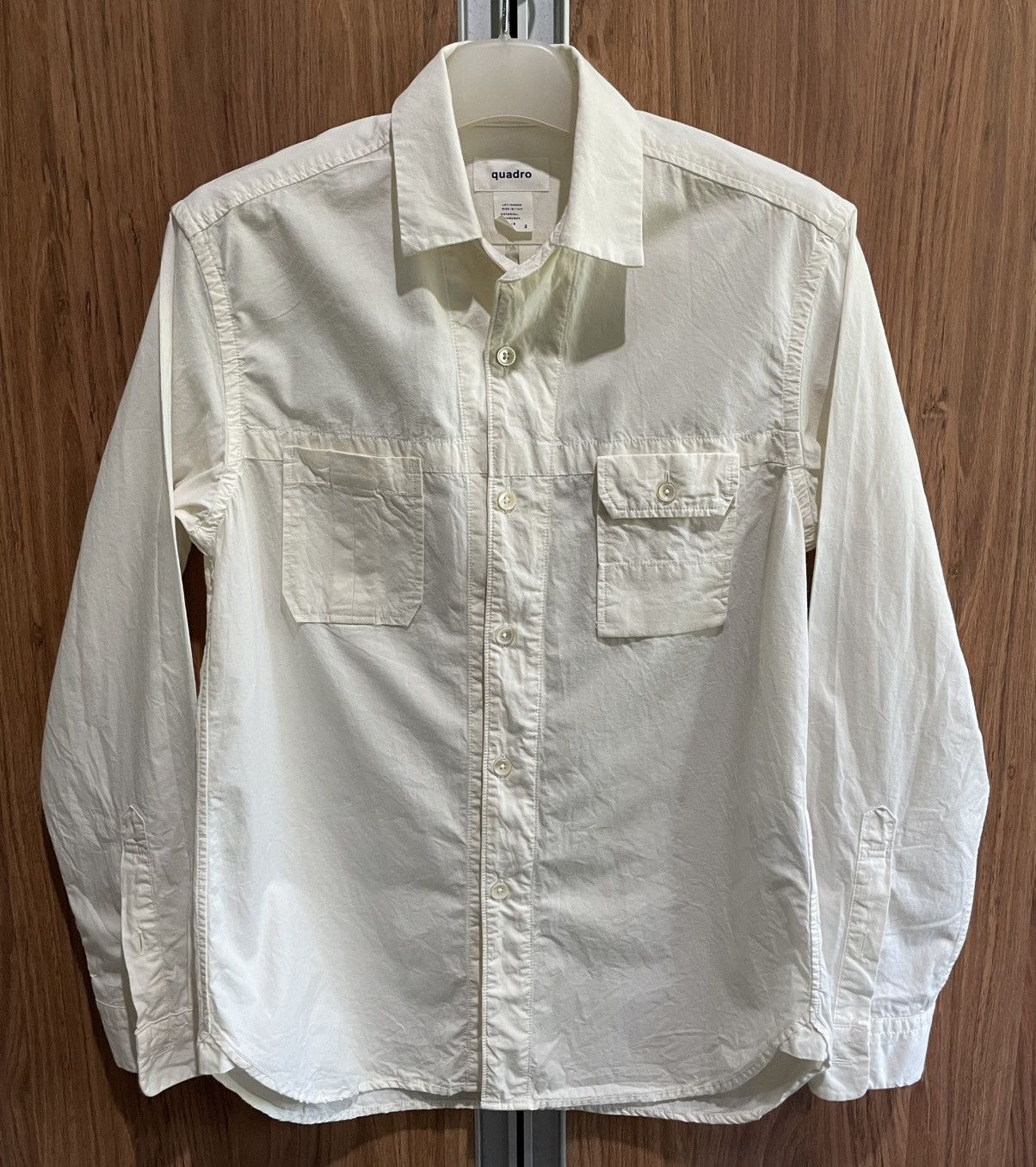 Japanese Brand QUADRO CASUAL SHIRT MADE IN JAPAN Size US M / EU 48-50 / 2 - 1 Thumbnail