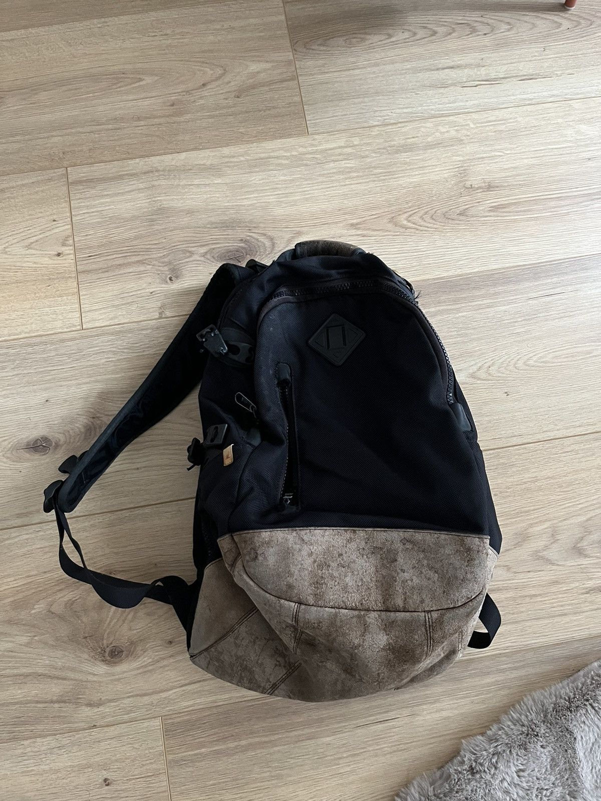 image of Visvim 20L Cordura Backpack in Black, Men's