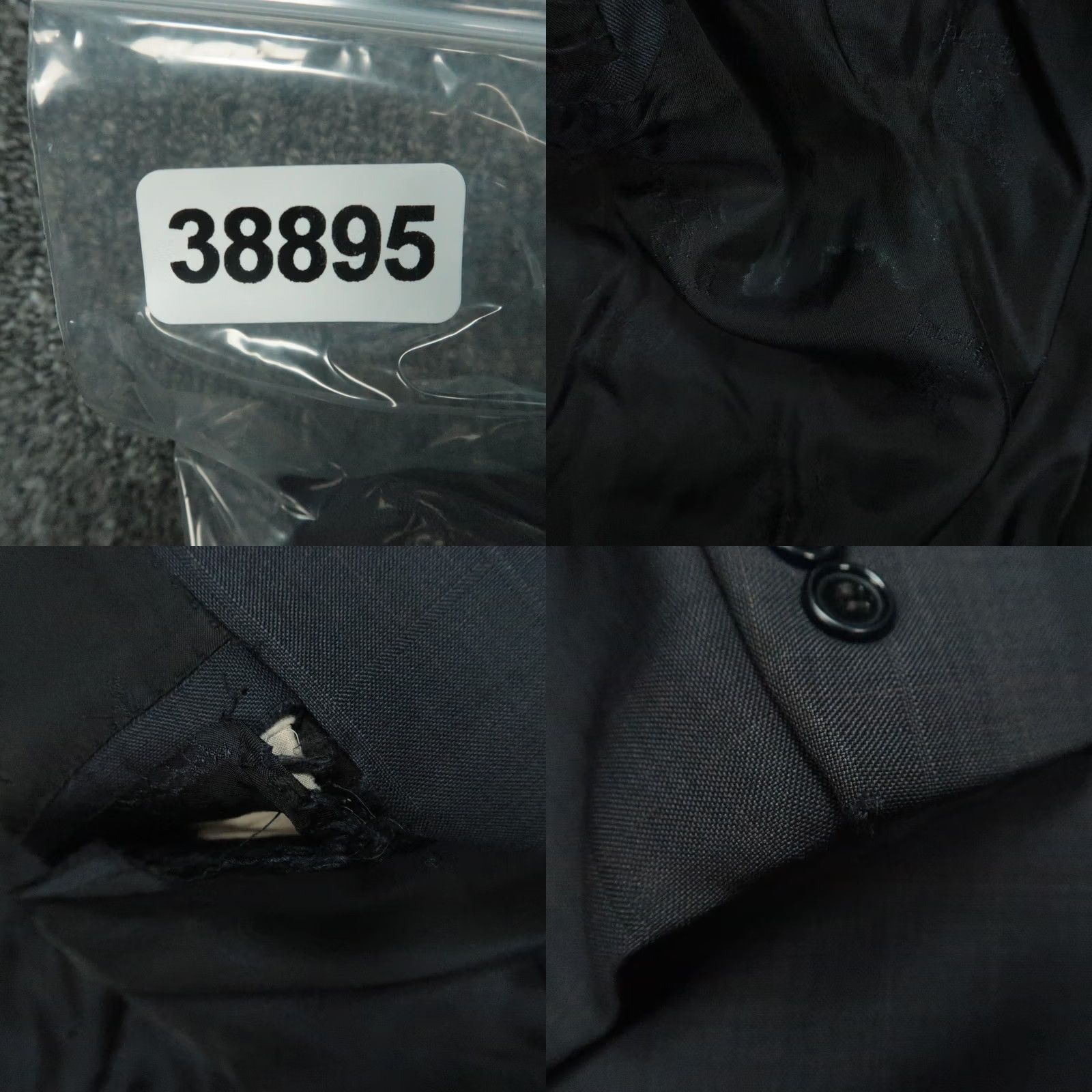 Brioni Brioni Blazer Mens 50L Gray Double-Breasted Peak Vented Wool 2 Piece Italy Formal Business Wedding Mens Size 50R - 9 Thumbnail