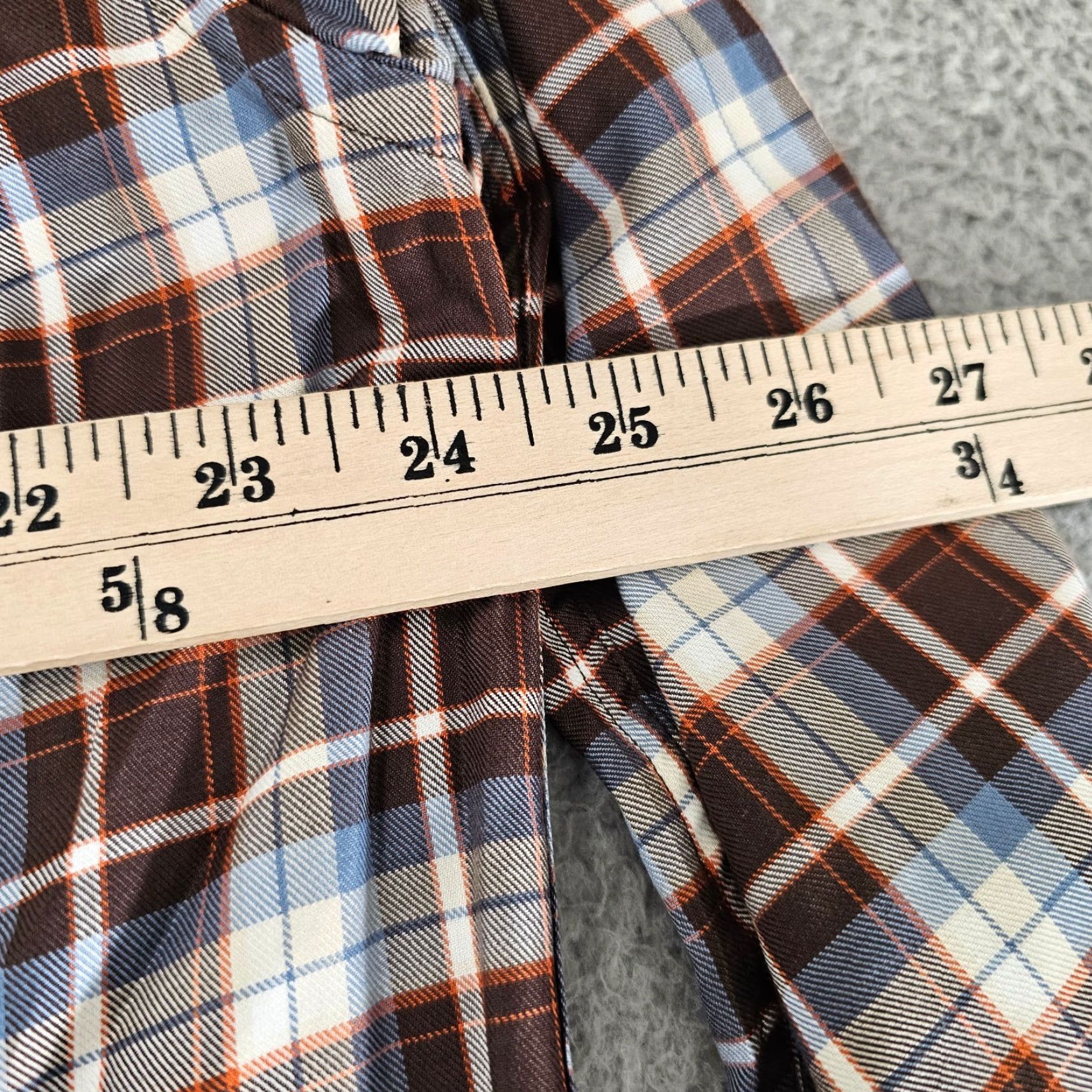 Jos. A. Bank Jos. A. Bank Shirt Mens L Brown Plaid Traveler Woven Cotton Long Sleeve Button-Up Casual Workwear 90s? Size US L / EU 52-54 / 3 - 7 Thumbnail