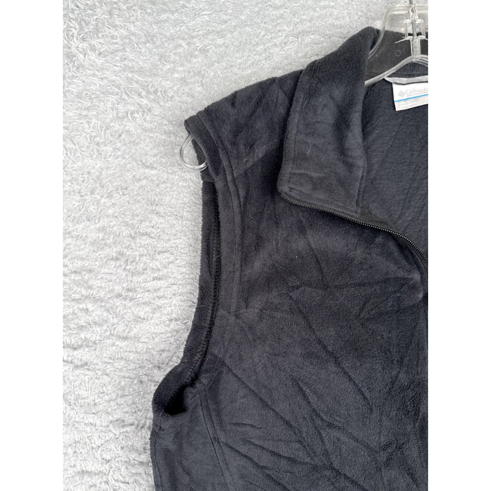 Vintage Columbia Vest Mens S Black Fleece Full Zip Pockets Outdoor Hiking Sleeveless Casual Travel Size US S / EU 44-46 / 1 - 3 Thumbnail