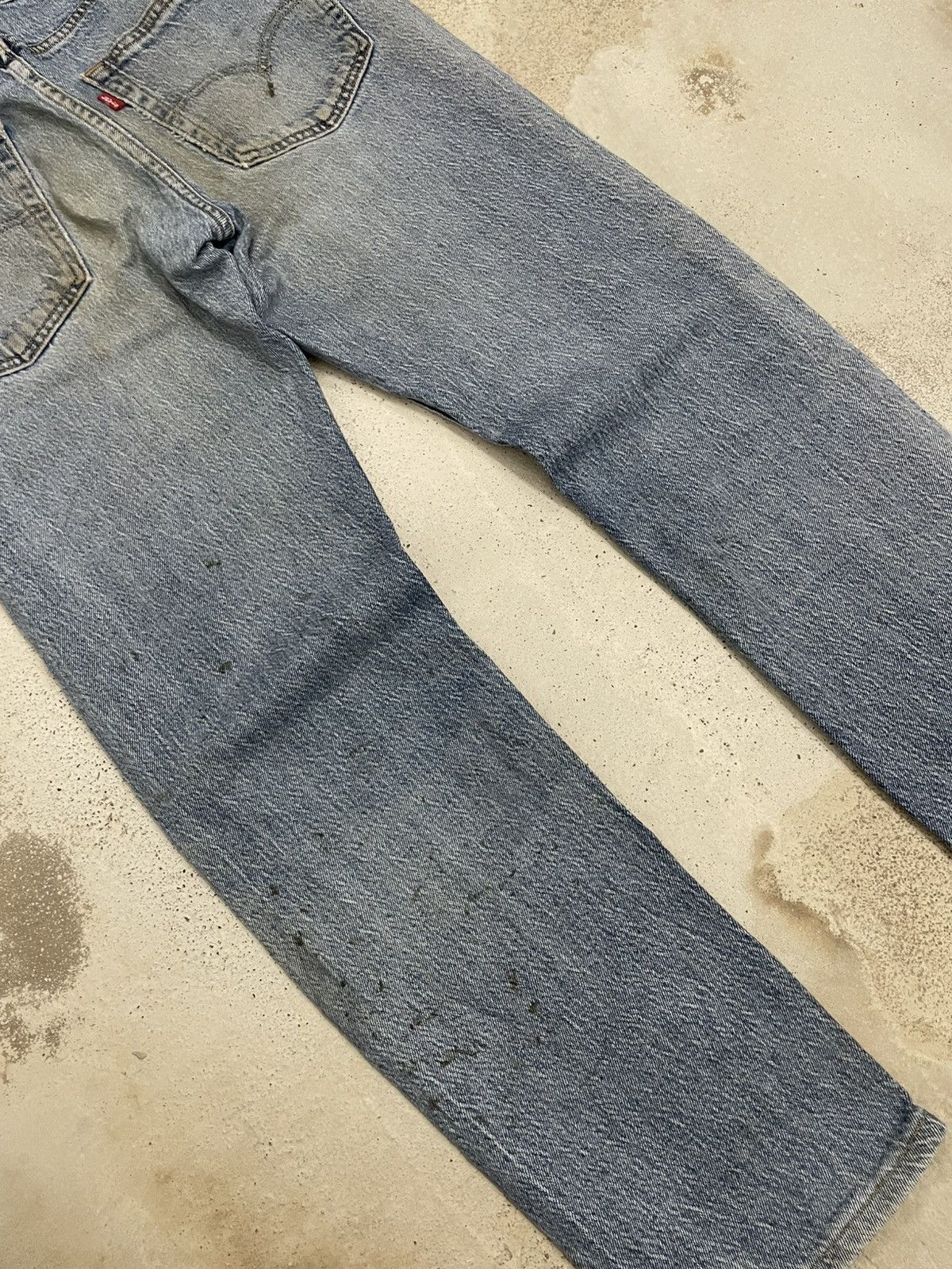 Levi's Levis 502 Y2K Distressed Mud Dirty Light Blue Wash Size US 30 / EU 46 - 9 Thumbnail