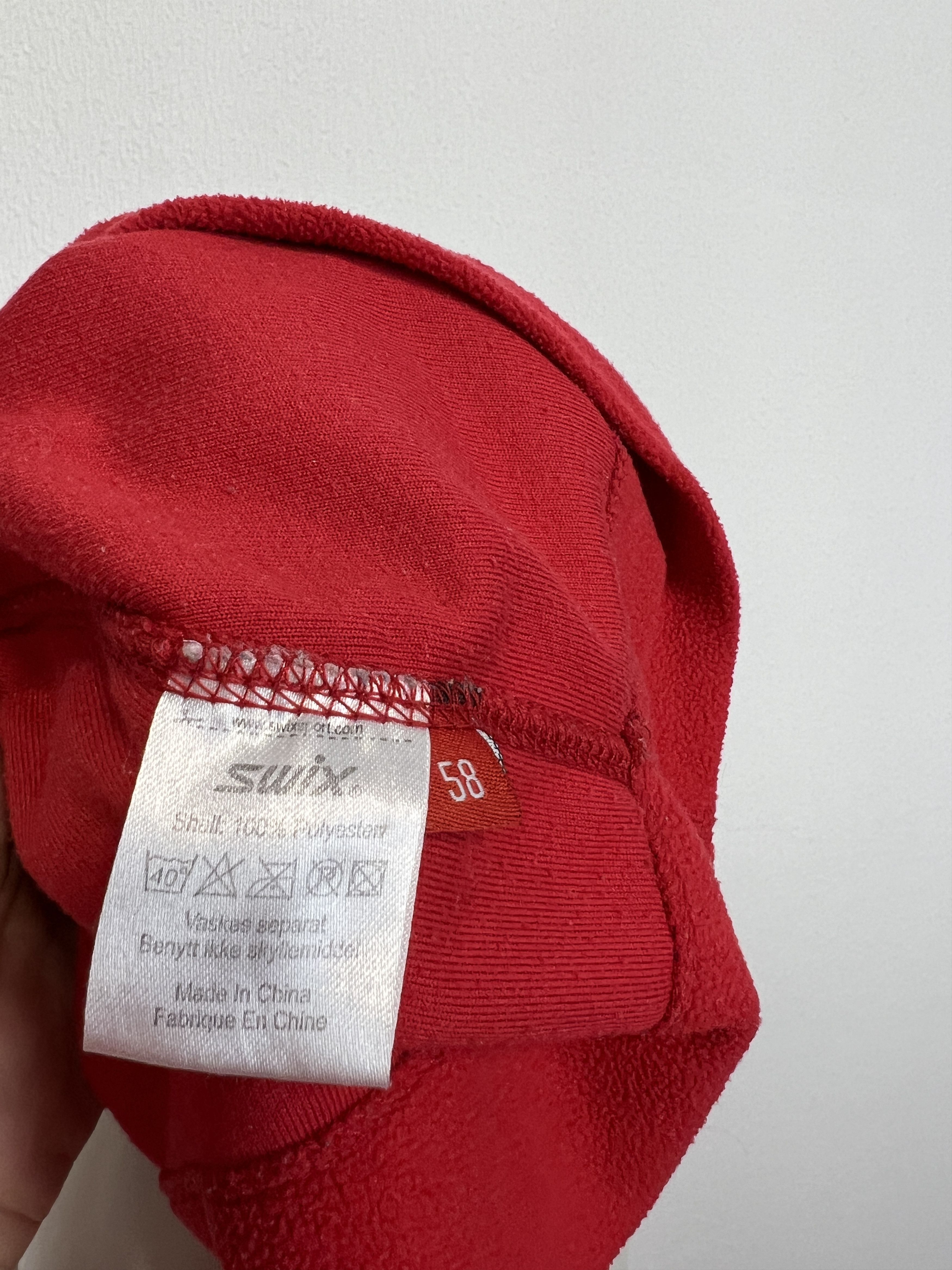 Vintage Swix Beanie Hat Ski Cap Red Biathlon Lined Norway Flag Sport Size ONE SIZE - 7 Thumbnail