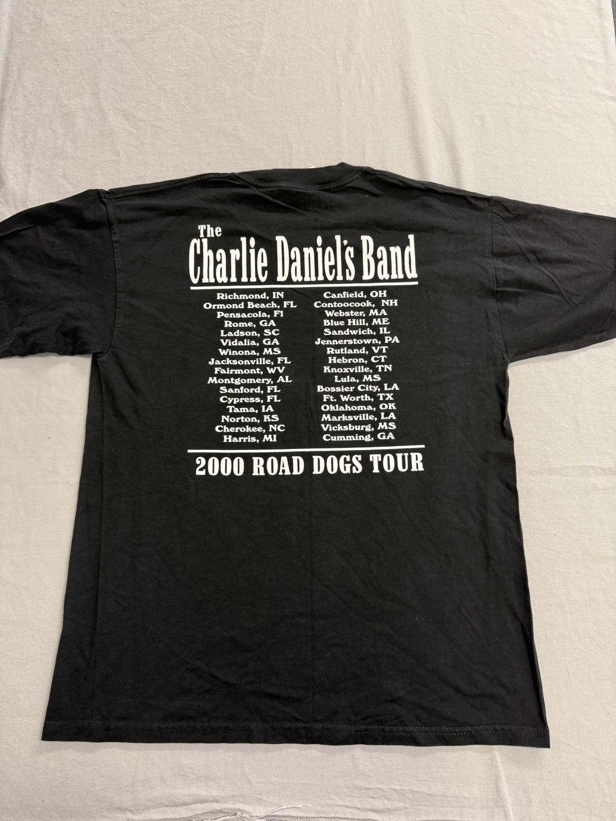 Gildan VTG Charlie Daniels Band T-shirt 2000 Tour Whiskey Tee L Size US L / EU 52-54 / 3 - 2 Thumbnail