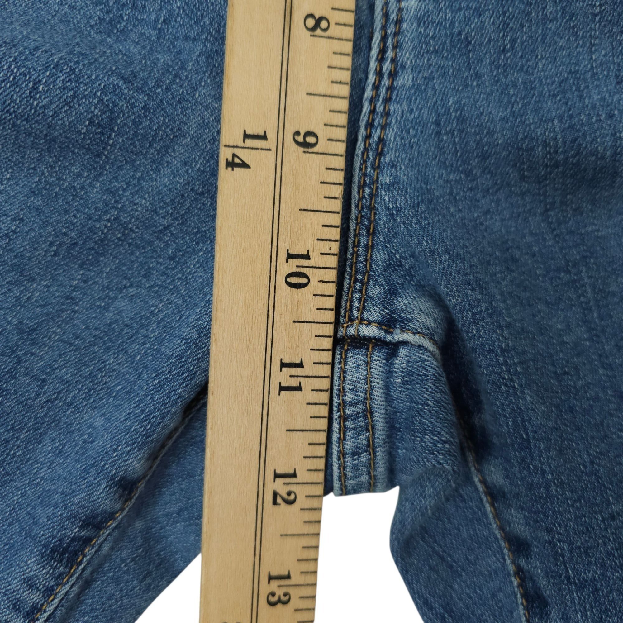 J.Crew J.Crew 9" Toothpick Jeans Womens 32 Button Front Mid Rise Size 24" / US 00 / IT 34 - 14 Thumbnail