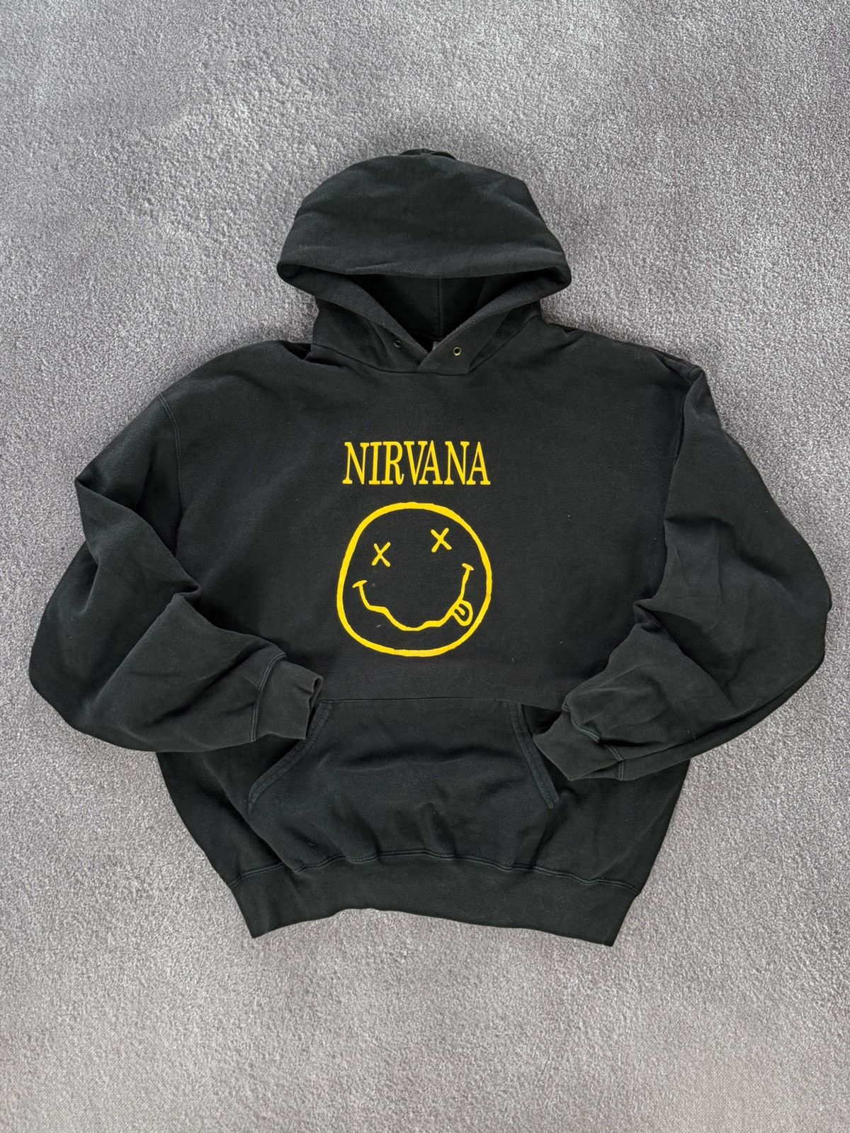 Band Tees Vintage Nirvana Smile Grunge Band Hoodie Size US XL / EU 56 / 4 - 1 Thumbnail