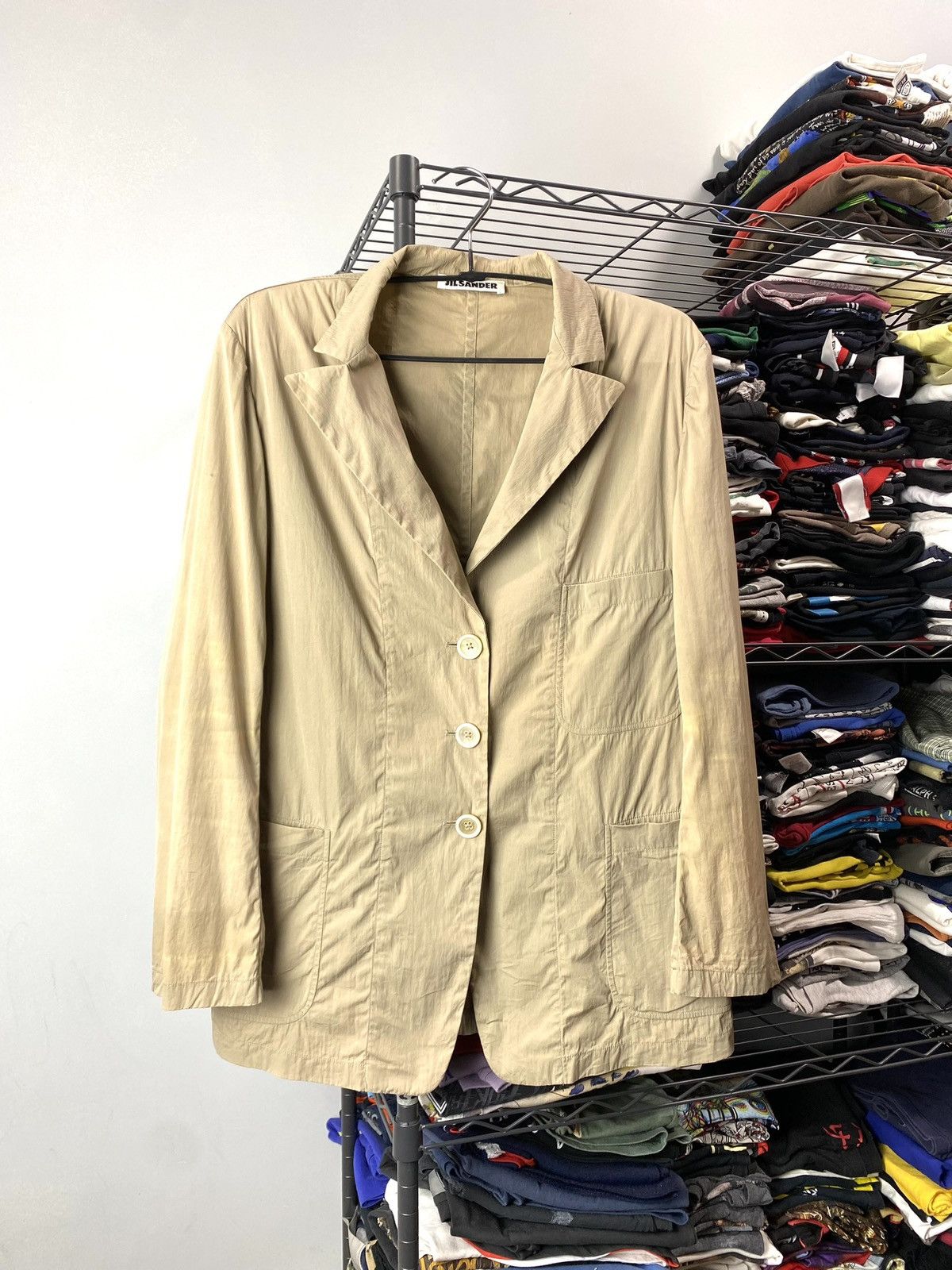 Jil Sander Vintage Jil Sander Blazer Jacket Sunfaded Size S / US 4 / IT 40 - 1 Thumbnail