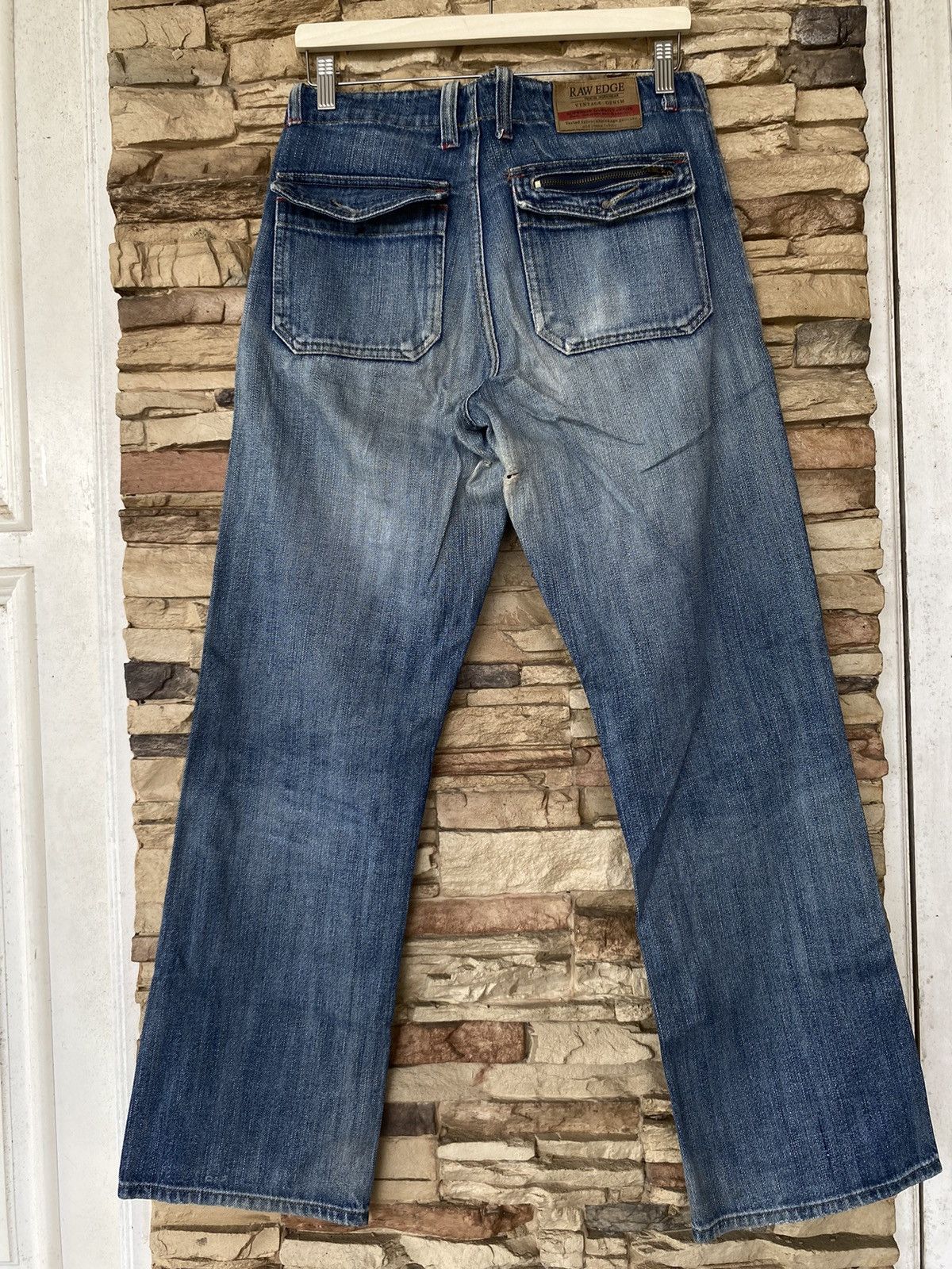 If Six Was Nine × Japanese Brand × Vintage Raw Edge Vintage Denim Size US 31 - 10 Thumbnail