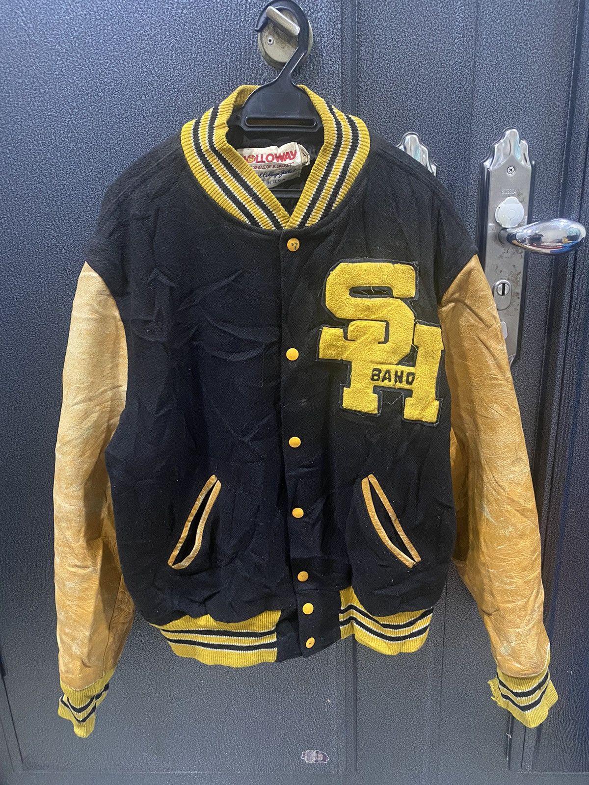 Holloway × Vintage Vintage 80s Holloway Collage Varsity Jacket Size US XL / EU 56 / 4 - 3 Thumbnail