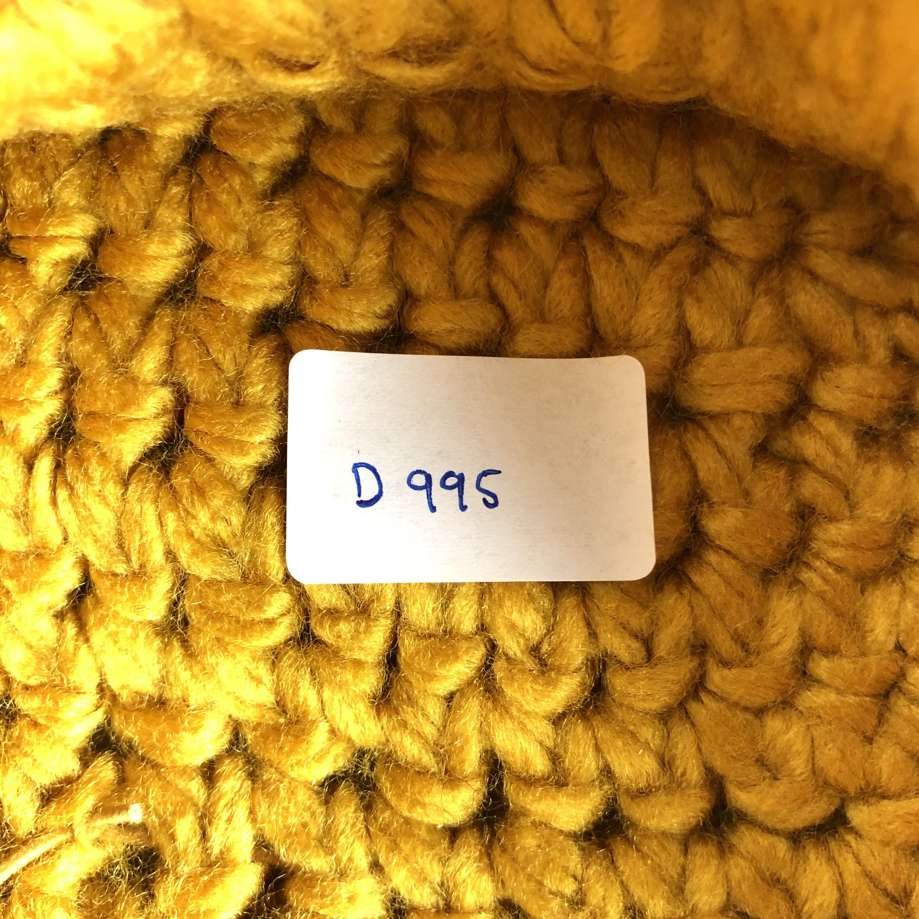 Japanese Brand × Vintage Womens Unknown Knit Yellow Beanie Snow Hat Snow Cap -D995 Size ONE SIZE - 7 Thumbnail