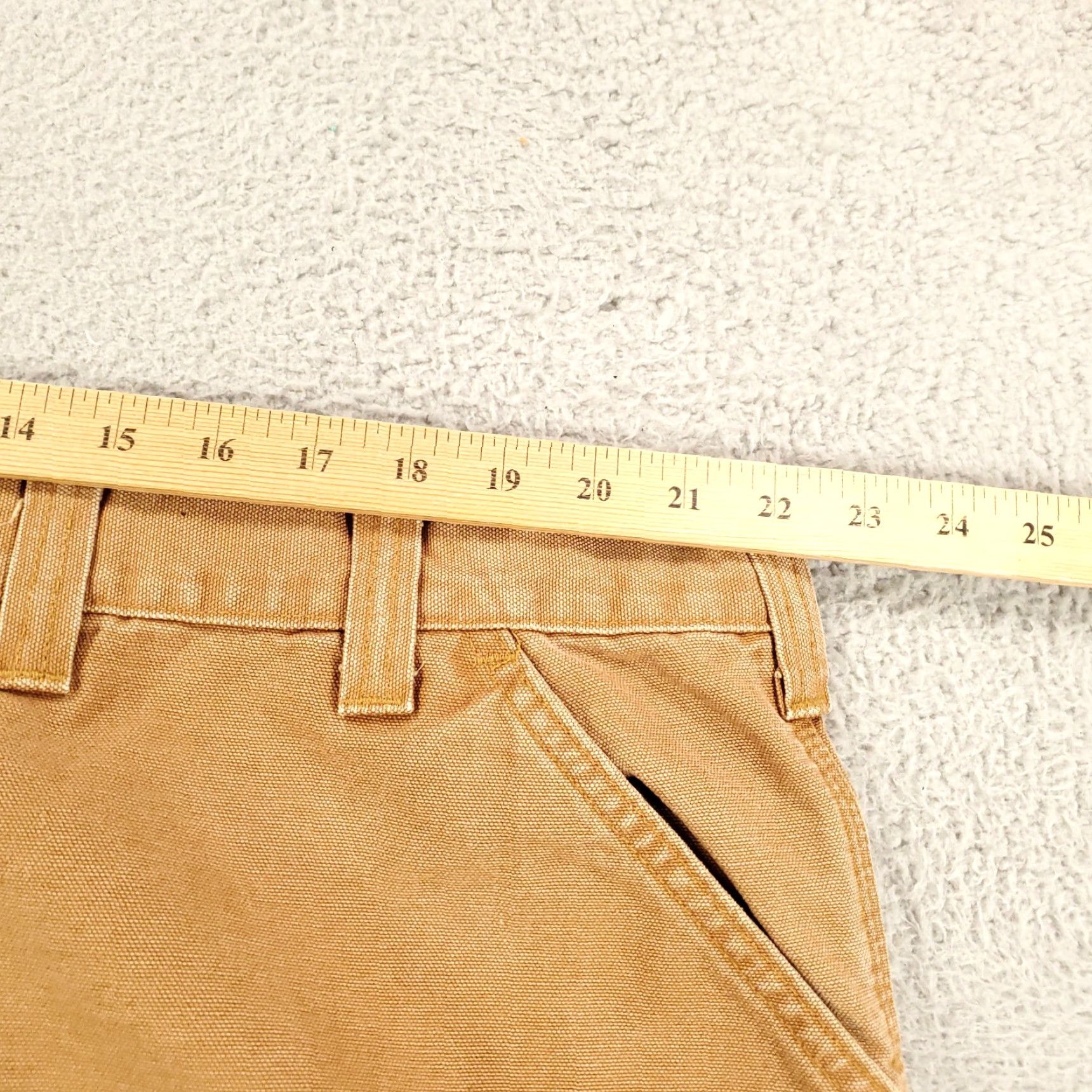 Carhartt Carhartt Canvas Pants Mens 46x30 Brown Relaxed Fit Carpenter 100097 211 Size US 30 / EU 46 - 4 Thumbnail