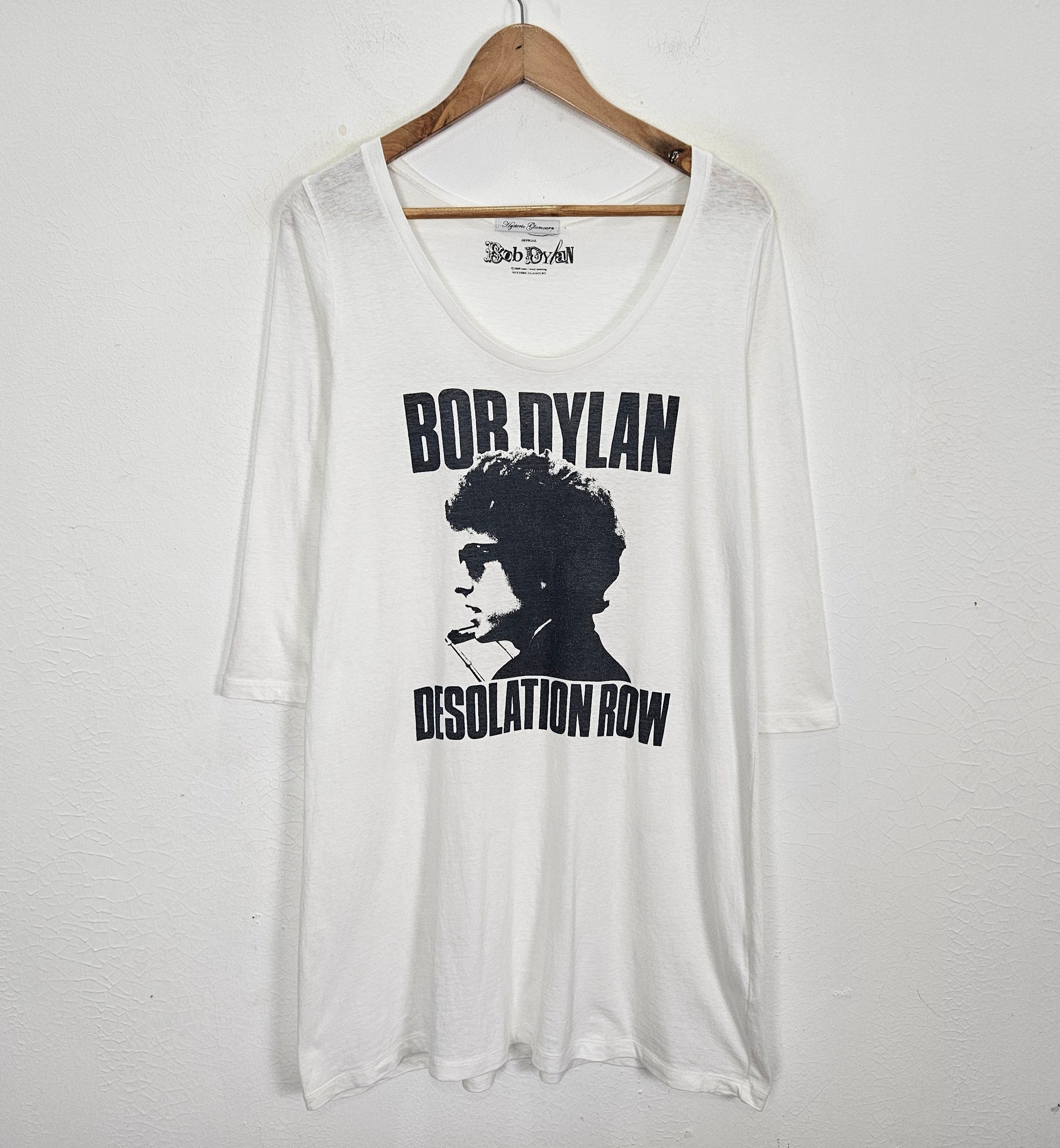Hysteric Glamour × Japanese Brand Hysteric Glamour Bob Dylan Desolation Row Shirt Size M / US 6-8 / IT 42-44 - 2 Thumbnail
