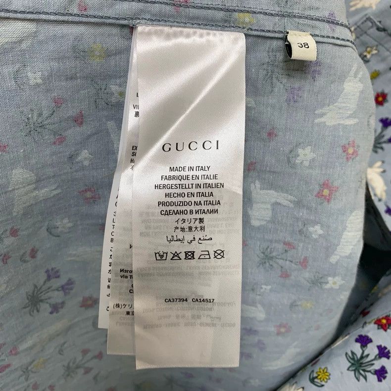 Gucci Gucci Floral rabbit shirt Size XS / US 0-2 / IT 36-38 - 4 Thumbnail